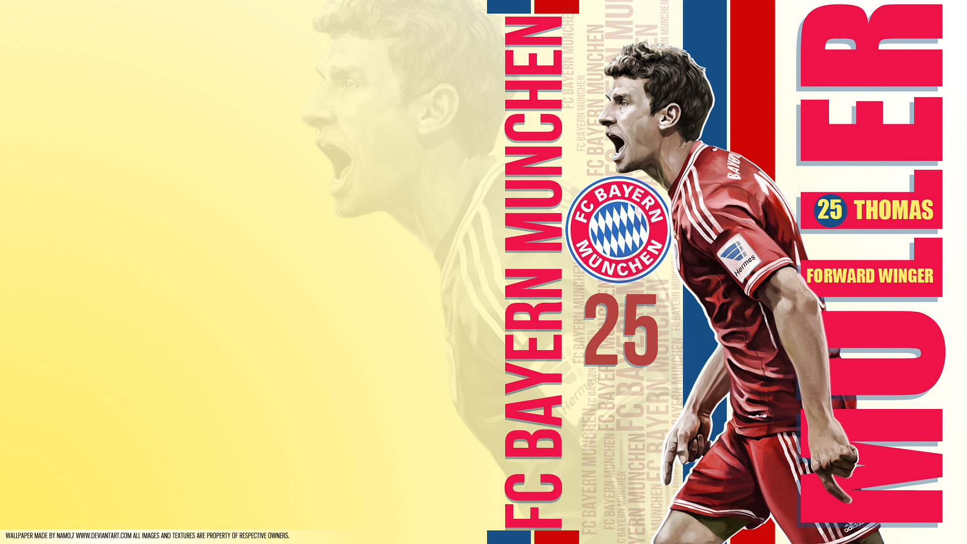 Fc Bayern Munich German Soccer Thomas Muller 1920x1080