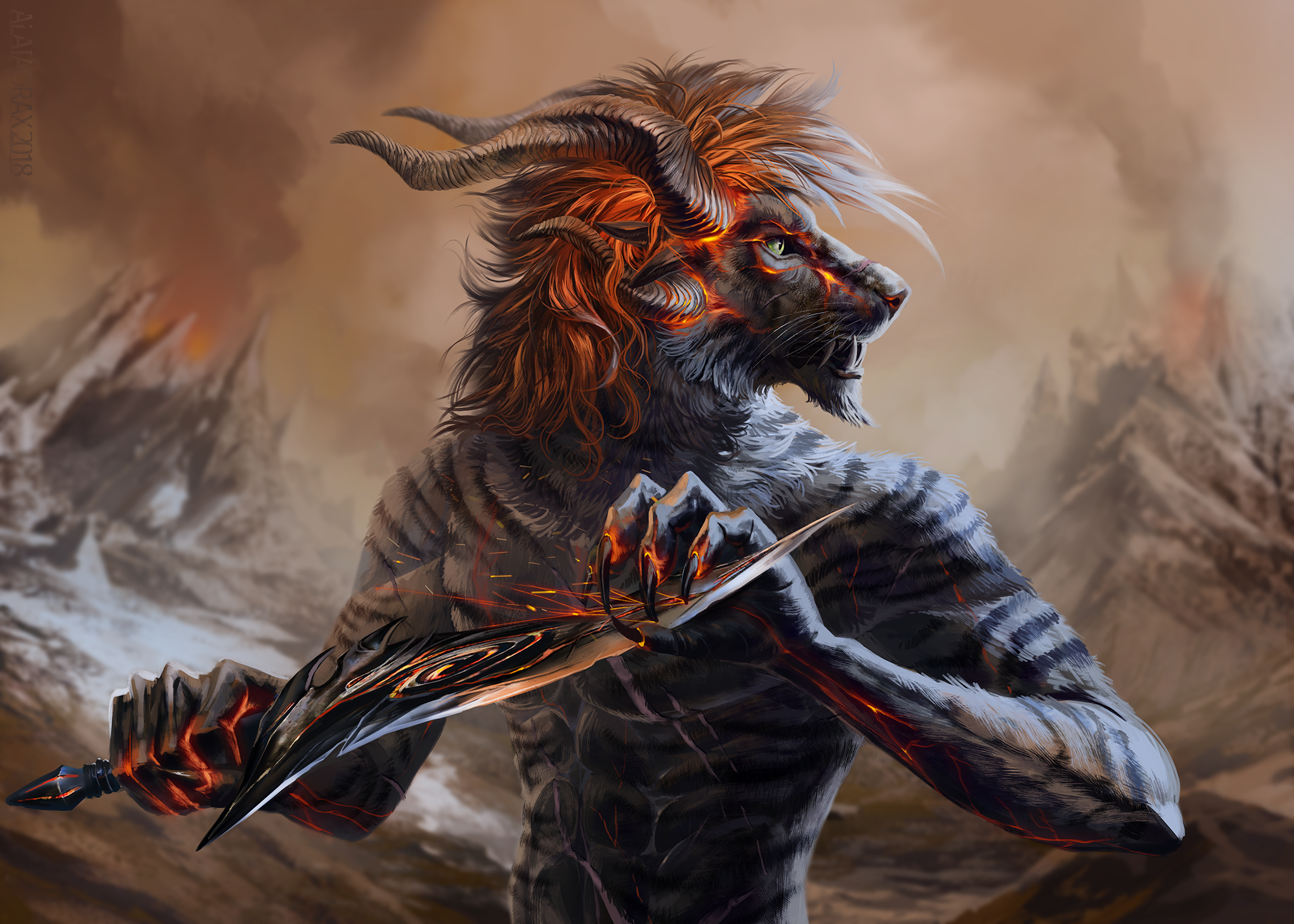 Creature Dagger Horns Warrior 2000x1429
