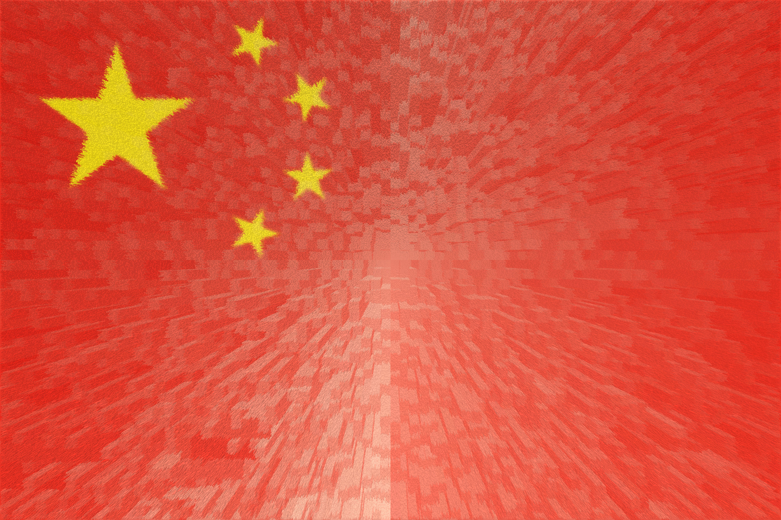 Artistic China Flag 2540x1693