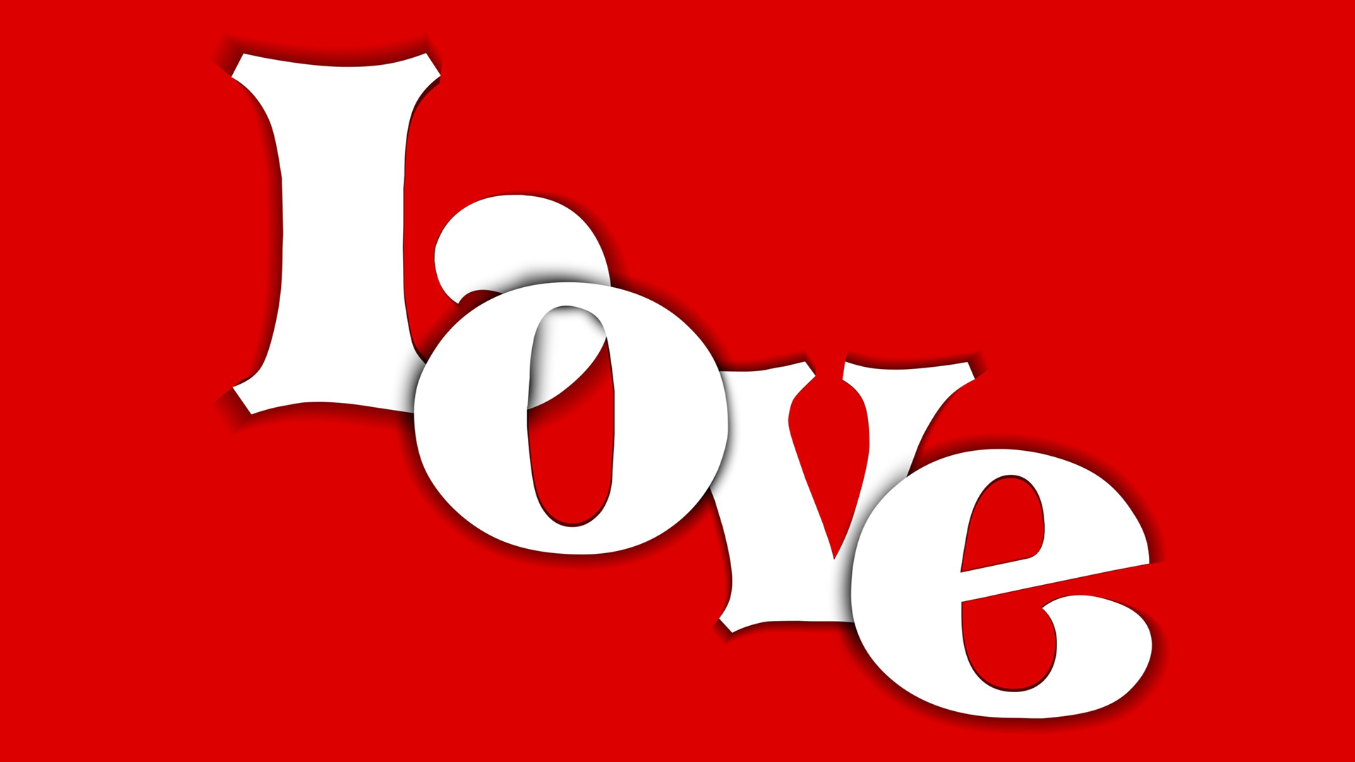 Card Love Red Valentine 039 S Day Word 1920x1080