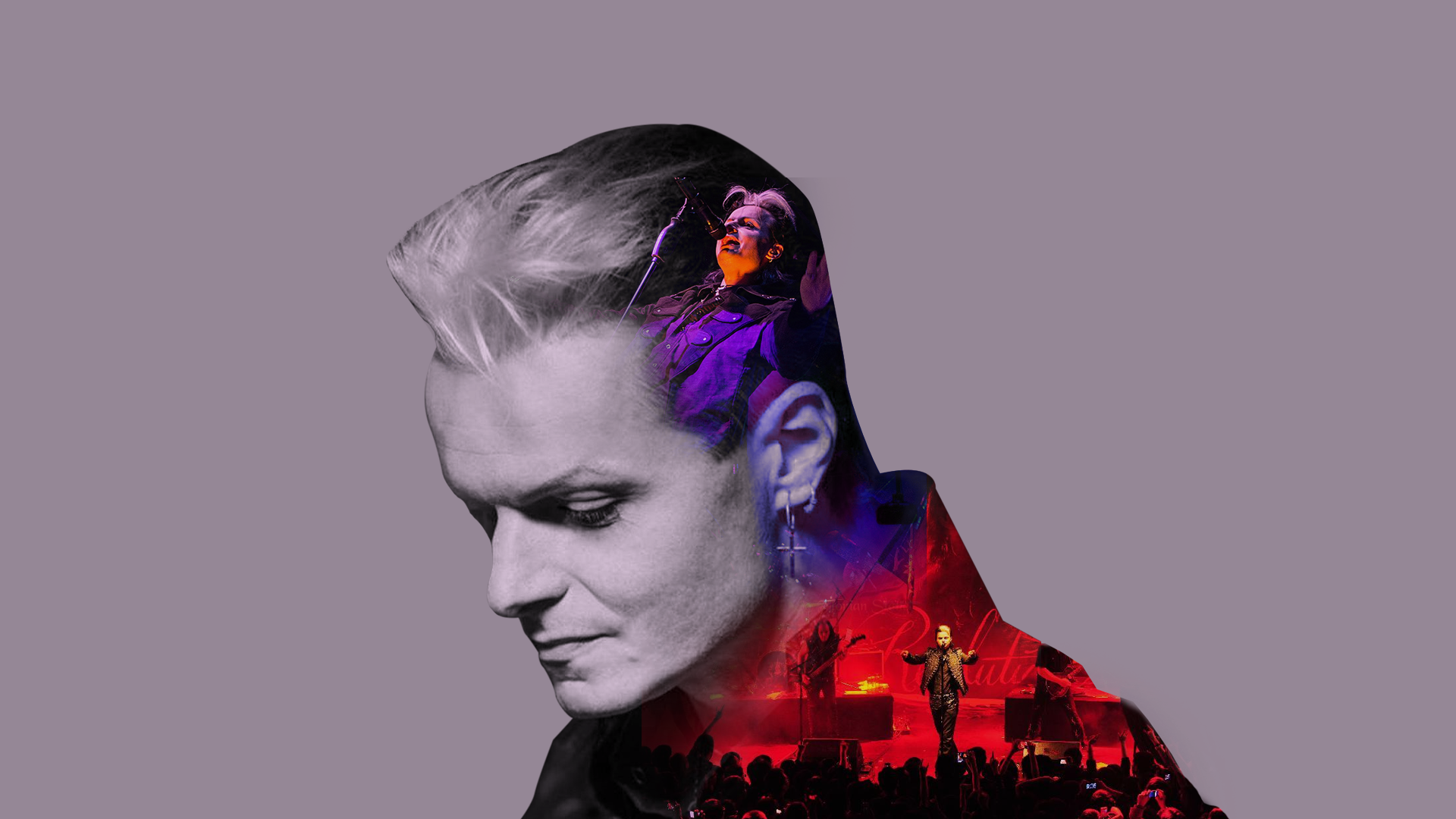 Lacrimosa Tilo Wolff Music Gothic Concerts Double Exposure Band Dark 1920x1080