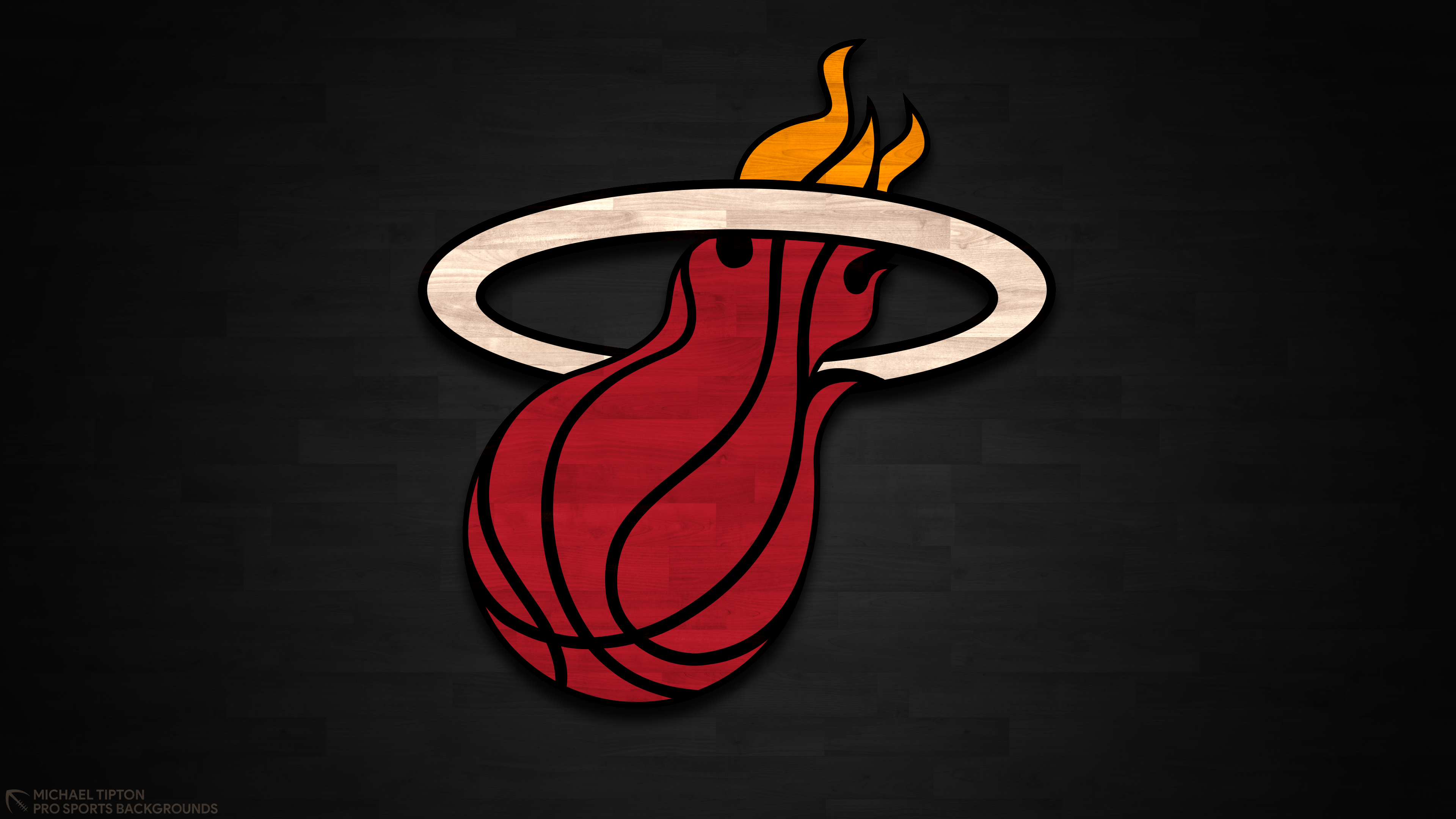 Basketball Logo Miami Heat Nba 3840x2160