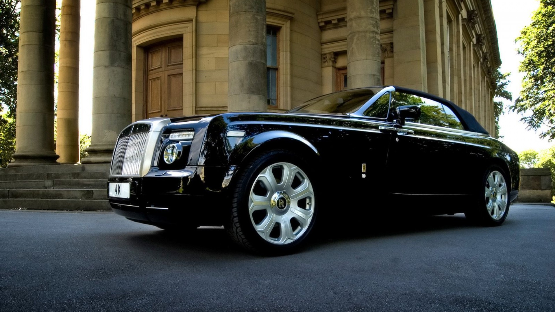 Black Car Car Luxury Car Rolls Royce Phantom 1920x1080