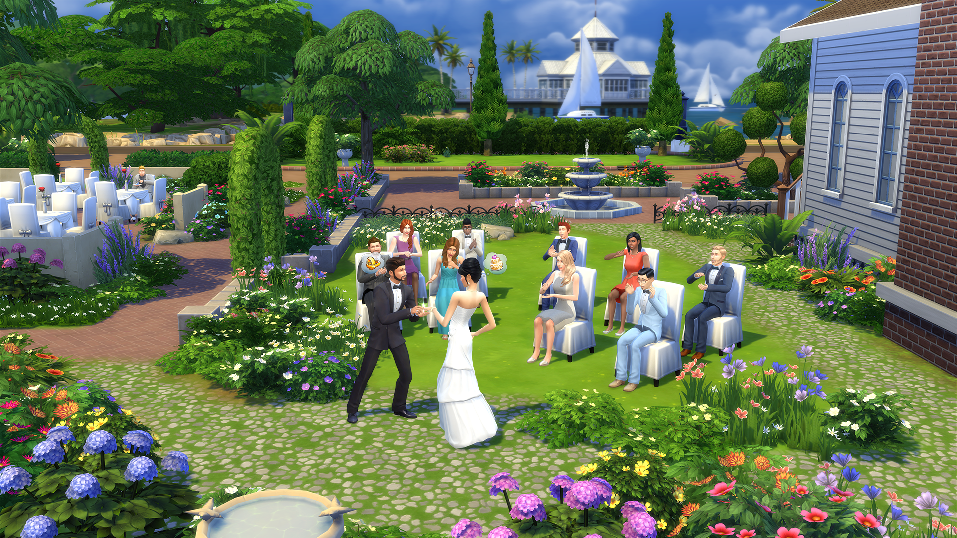 Flower Garden People The Sims The Sims 4 Wedding 1920x1080
