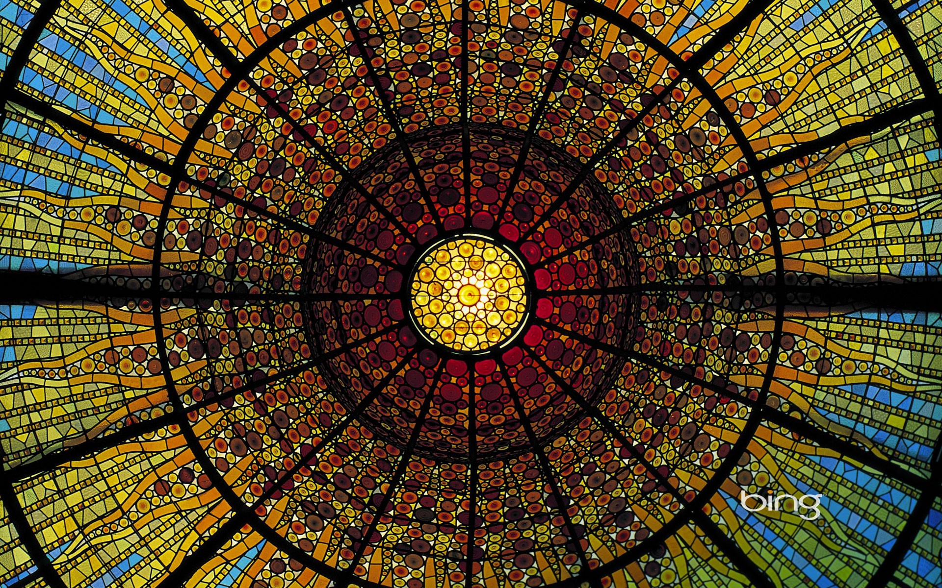 Barcelona Palau De La Musica Catalana Stained Glass 1920x1200