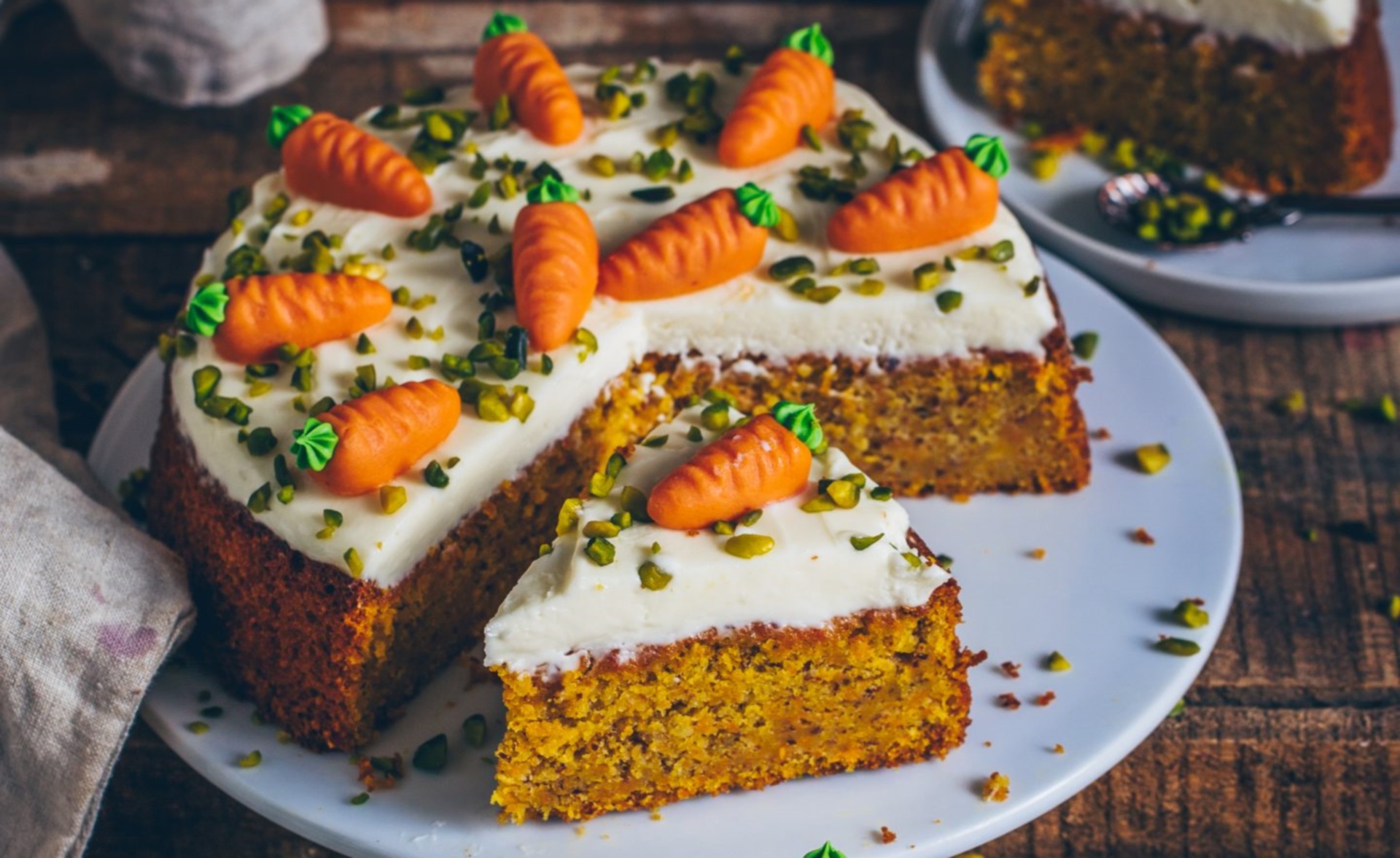 Cake Carrot Pastry 1920x1177