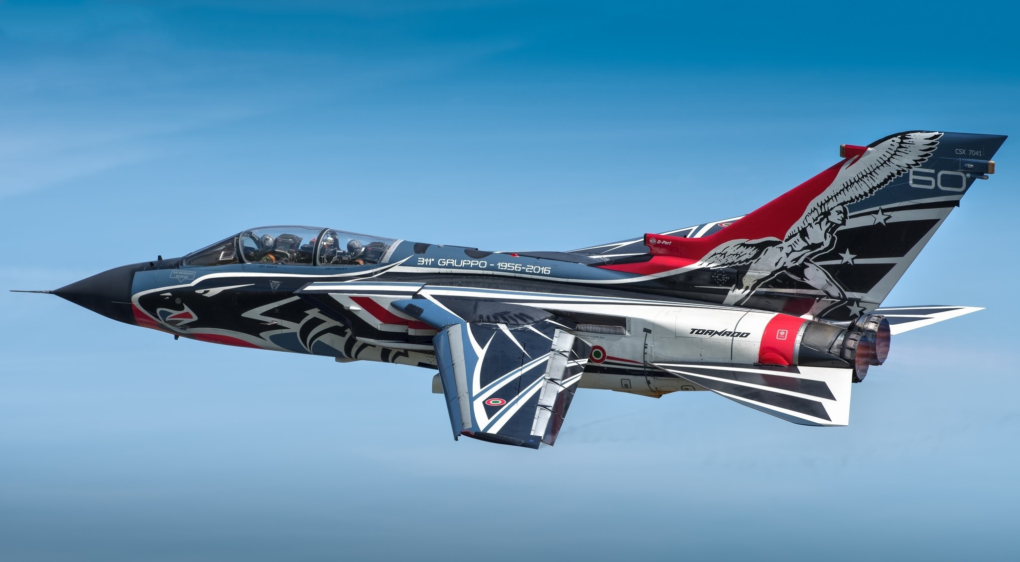 Aircraft Jet Fighter Panavia Tornado Warplane 2048x1130