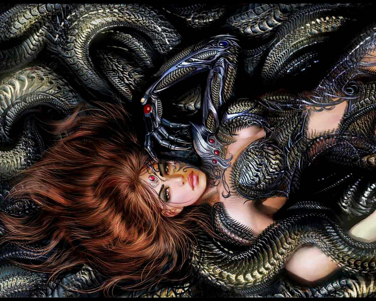 Dark Gothic Medusa Witchblade 1280x1024