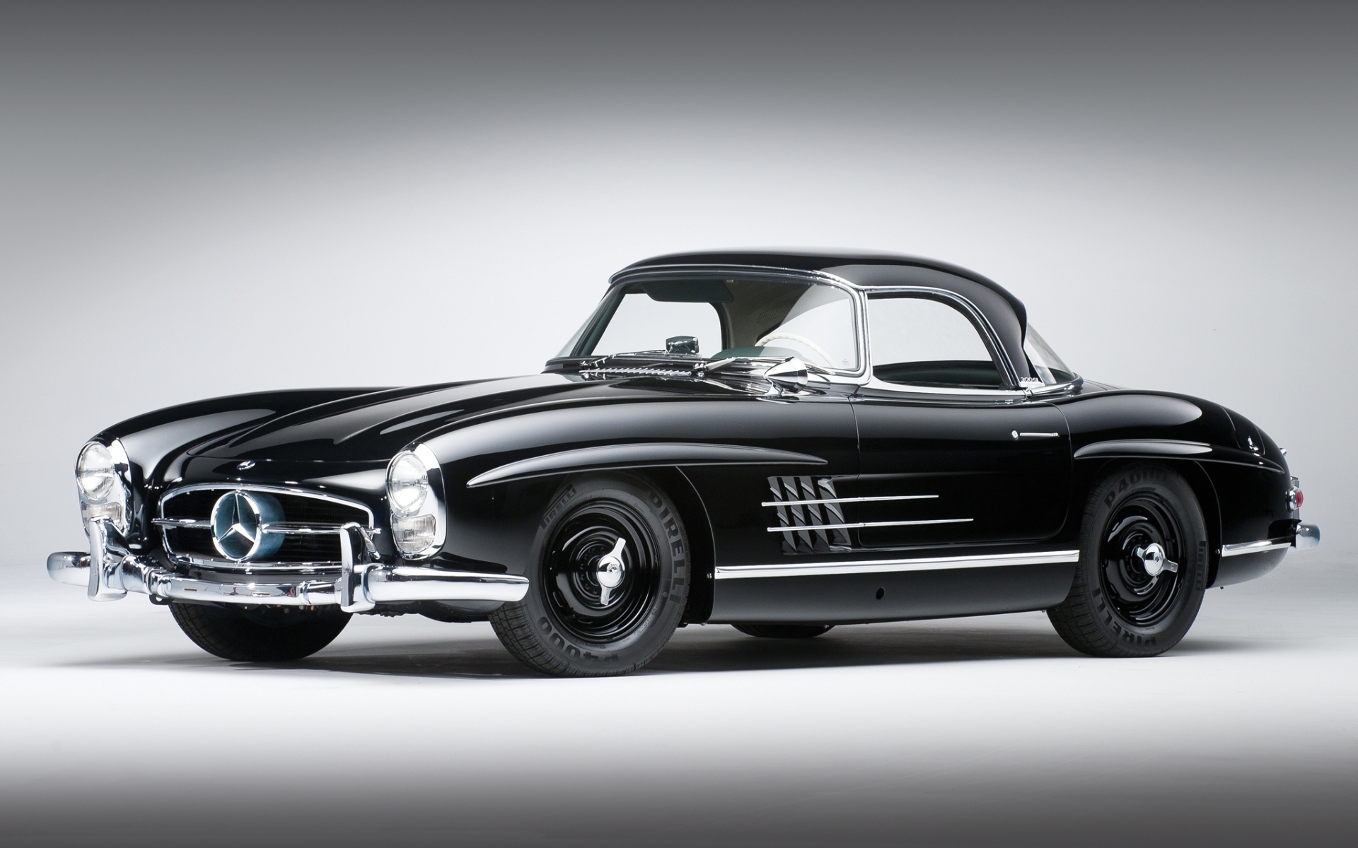 Black Car Mercedes Benz 300 Sl Sport Car 1920x1200