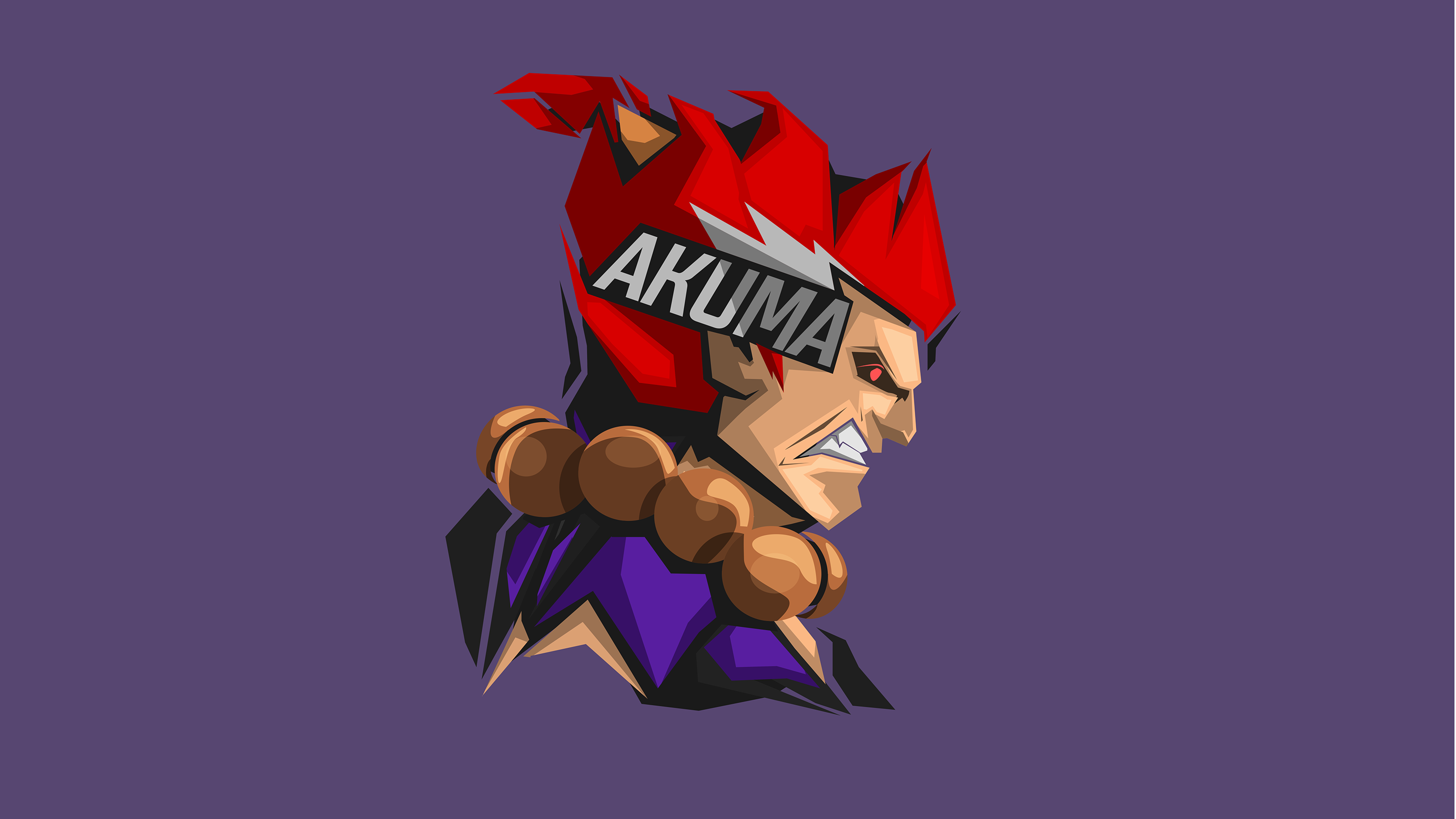 Akuma Street Fighter 7680x4320