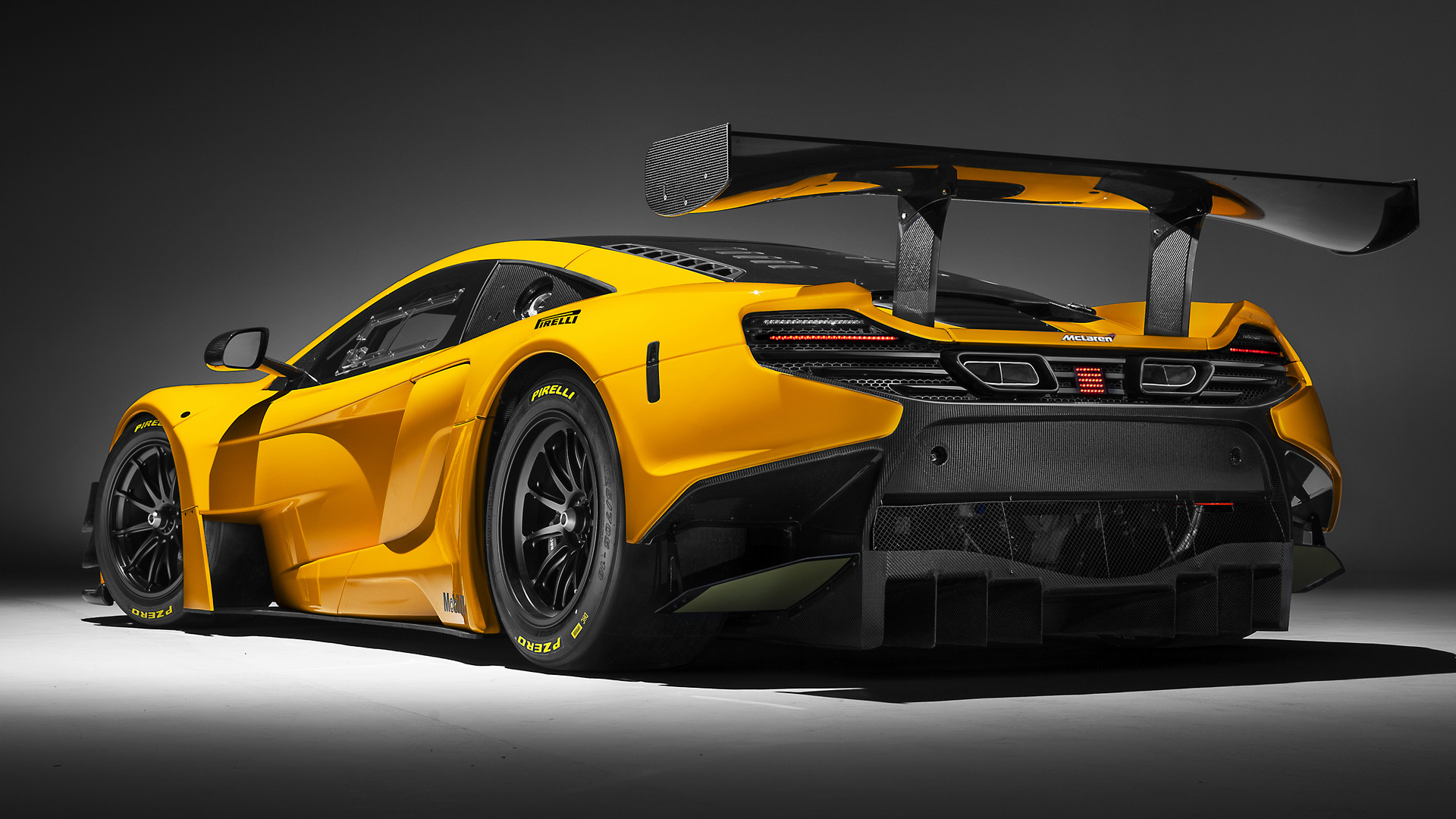 Mclaren 650s Gt3 Race Car Racing Sport Car Yellow Car 1920x1080