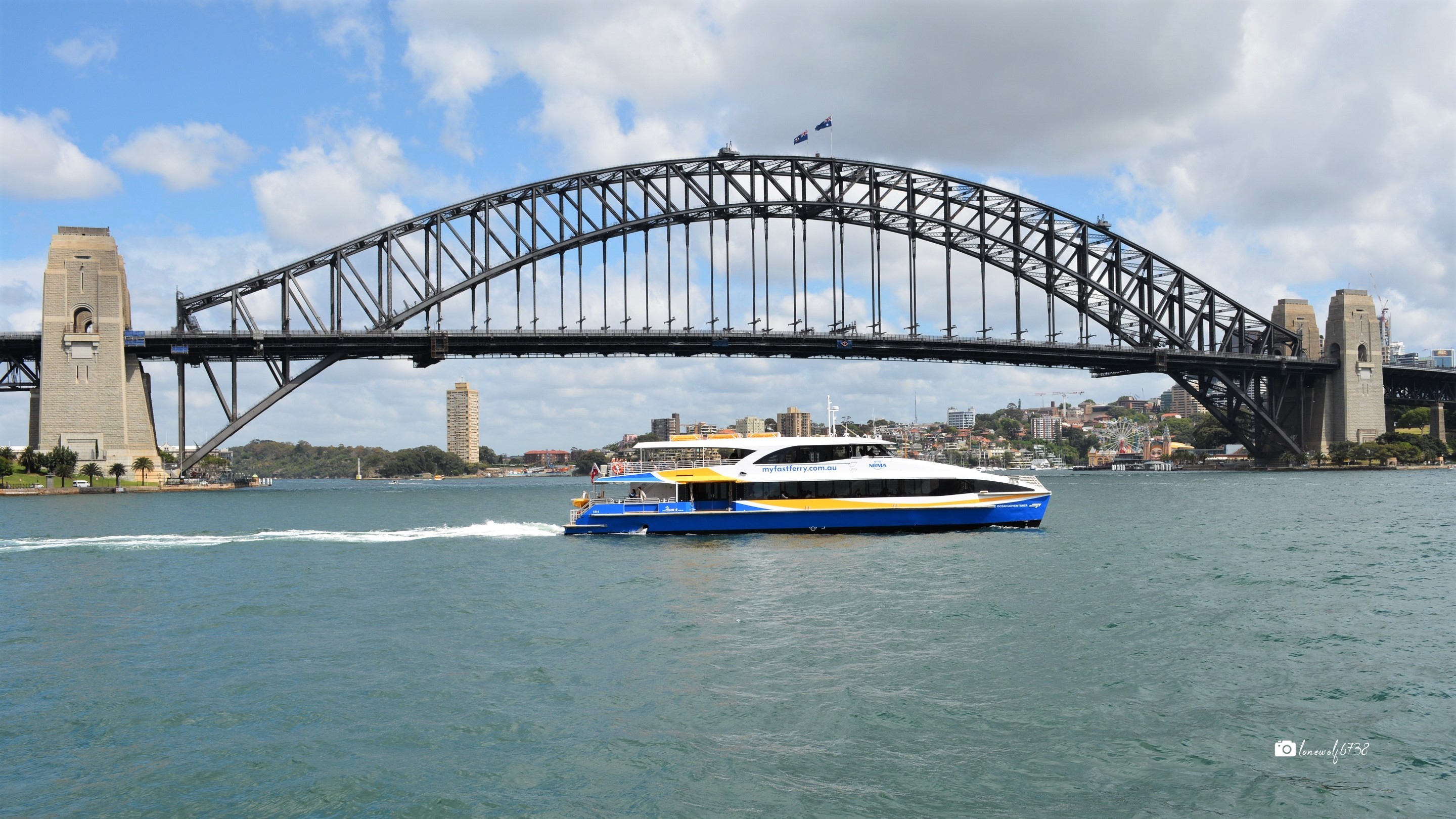 Australia Catamaran Ferry Sydney Harbour Sydney Harbour Bridge 2880x1620