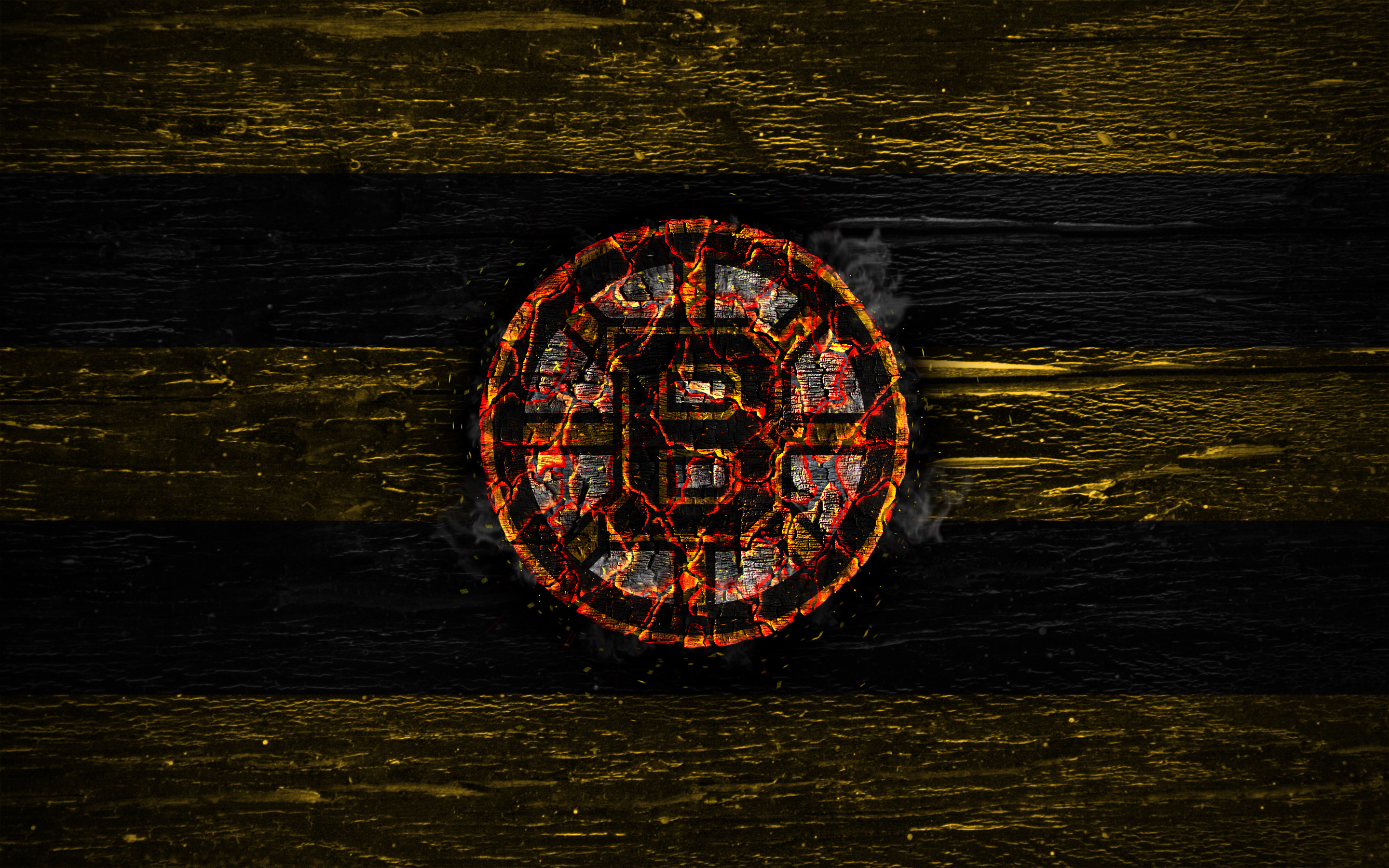 Boston Bruins Emblem Logo Nhl 2880x1800