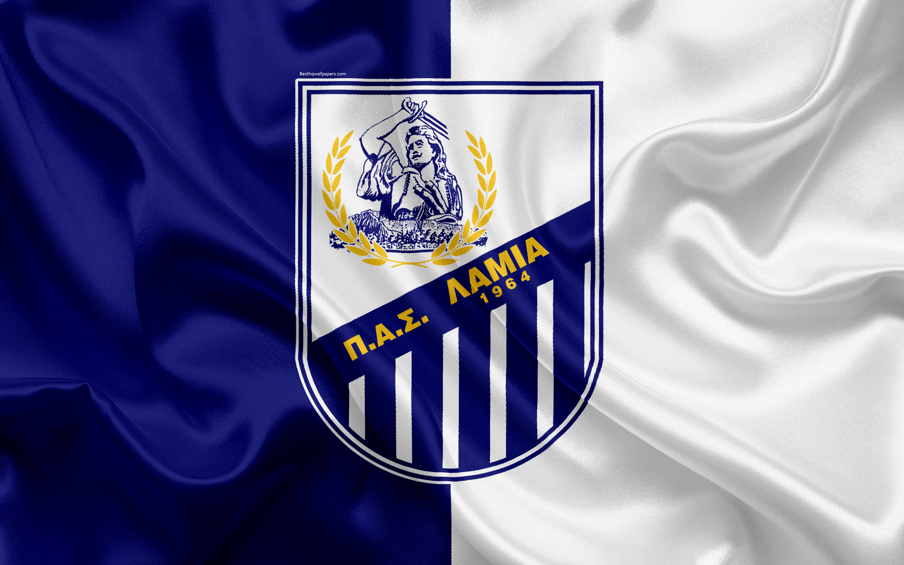 Emblem Logo Pas Lamia 1964 Soccer 3840x2400