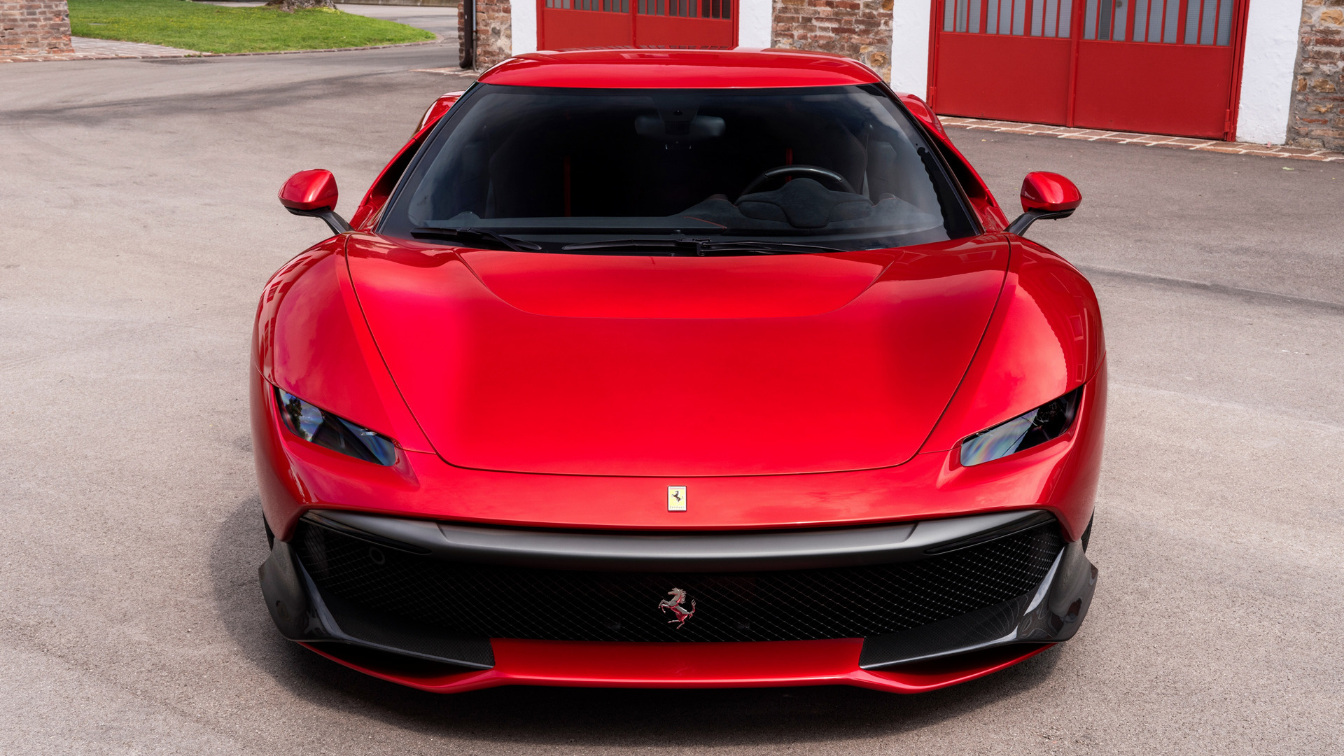 Car Coupe Ferrari Sp38 Red Car Sport Car 1920x1080