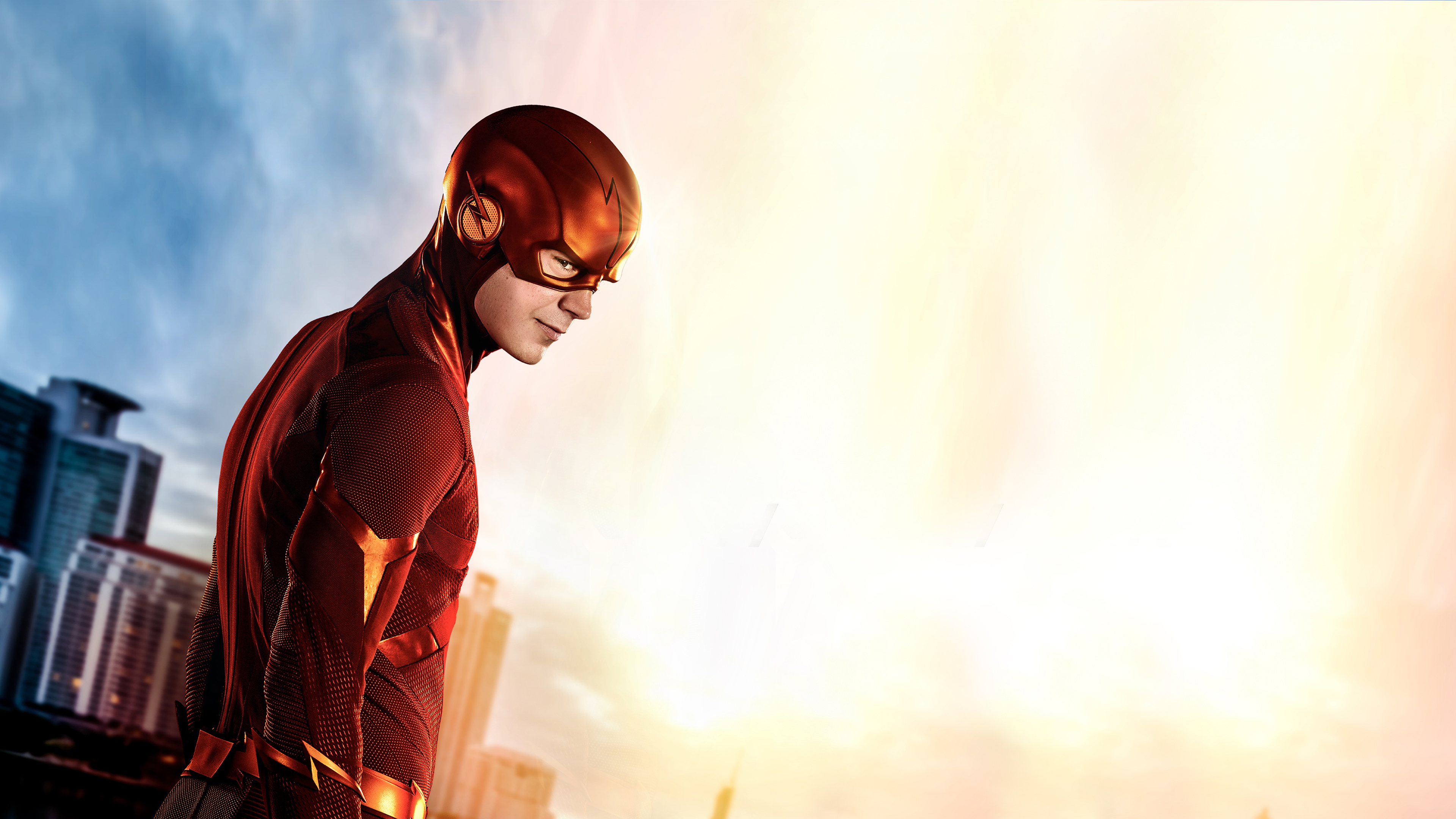 Grant Gustin The Flash 2014 3840x2160
