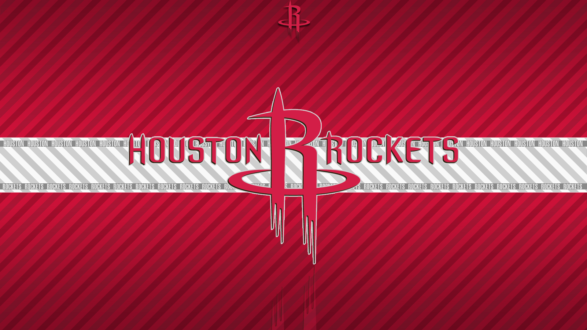 Basketball Emblem Houston Rockets Logo Nba 1920x1080