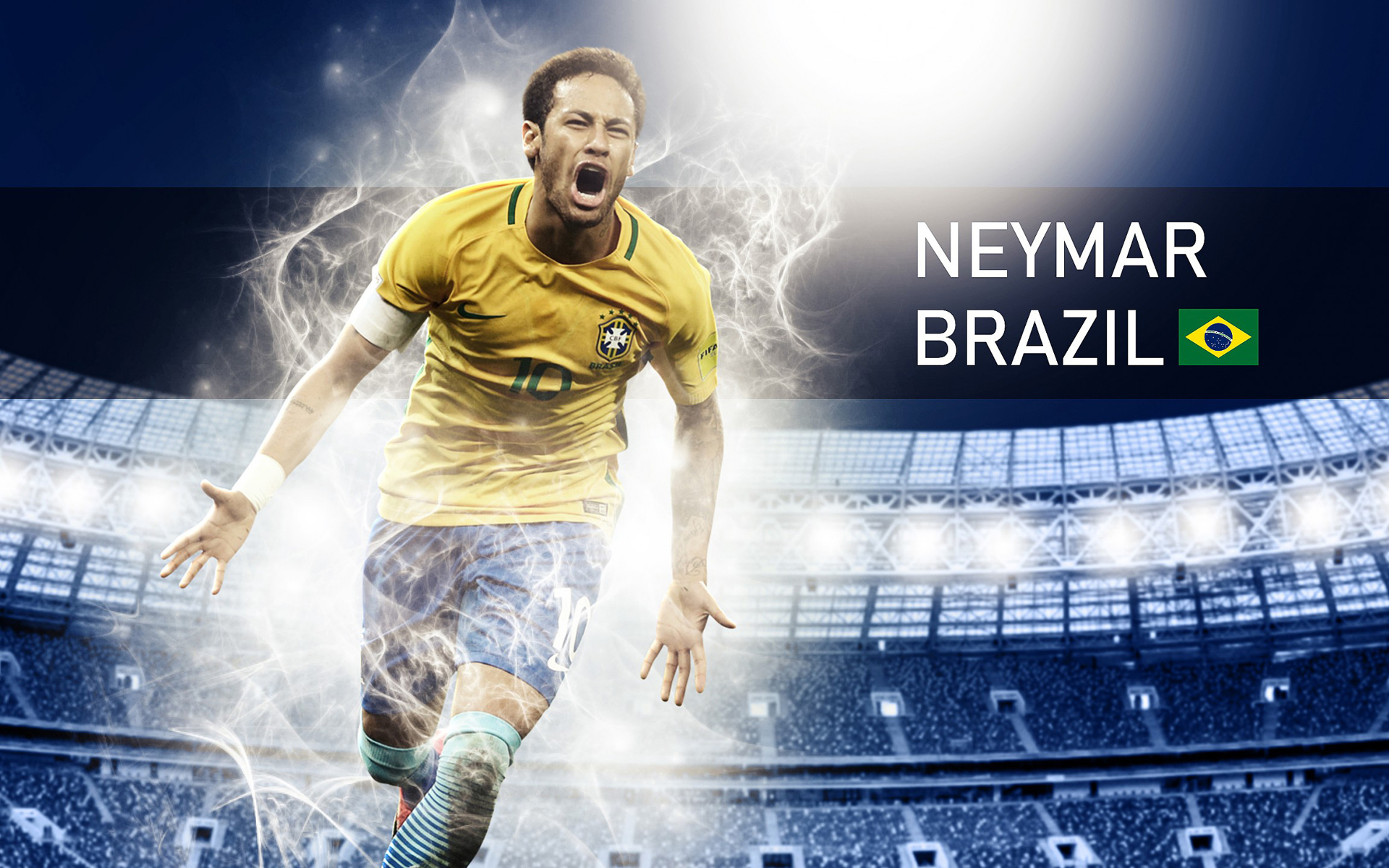 Brazilian Neymar Soccer 1920x1200