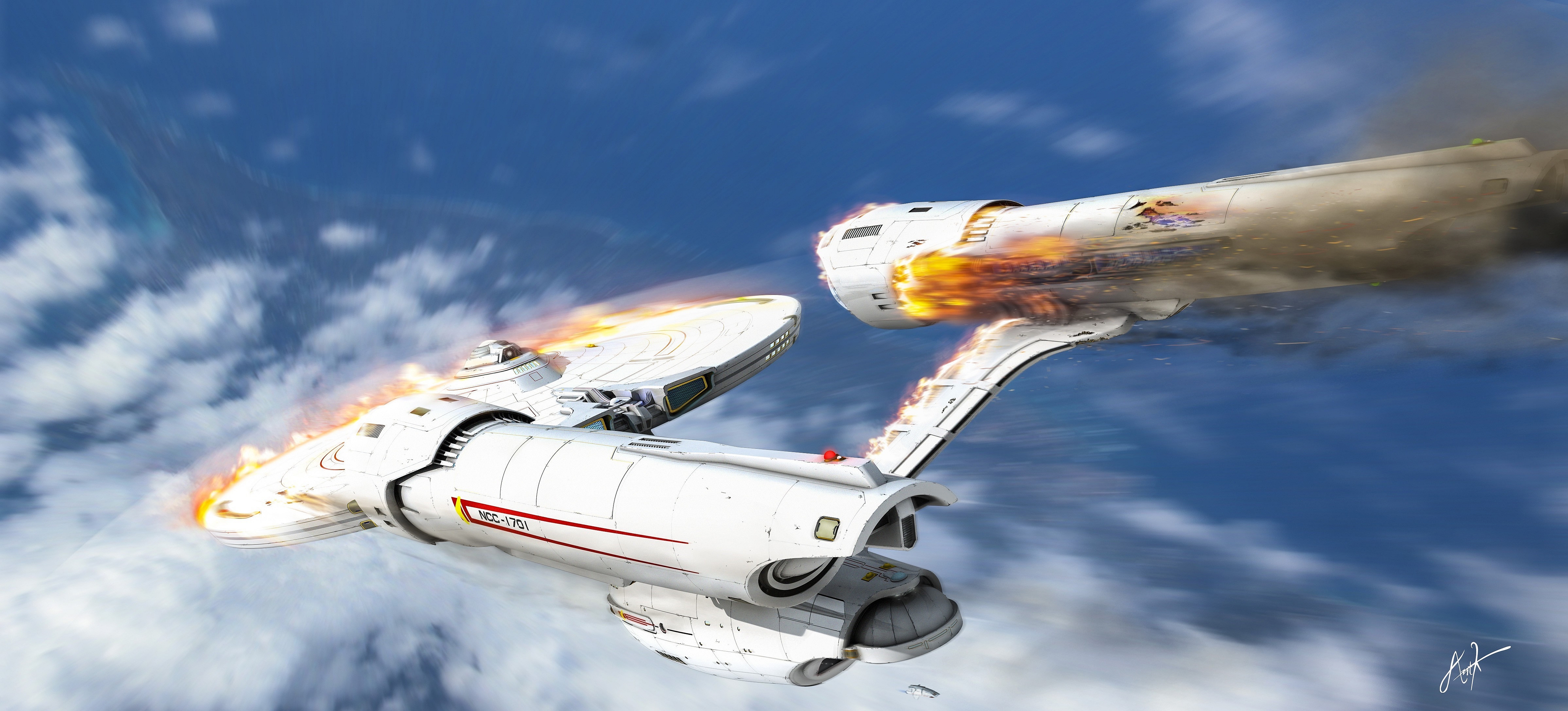 Sci Fi Star Trek 4800x2178