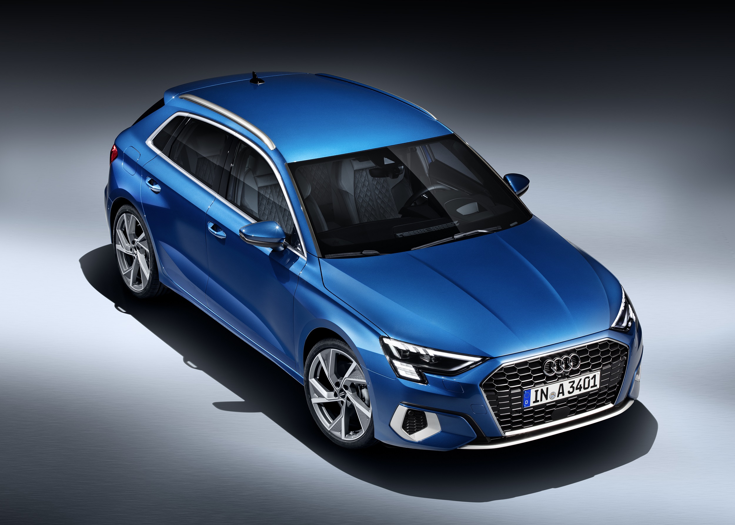 Audi Audi A3 Blue Car Car Compact Car Vehicle 2500x1785