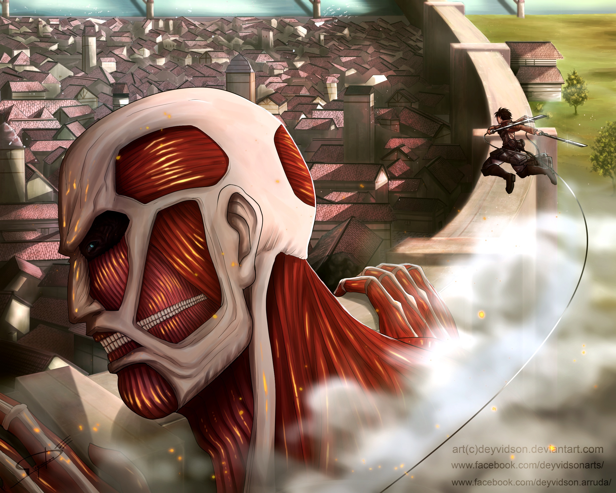 Colossal Titan Eren Yeager 2500x2000