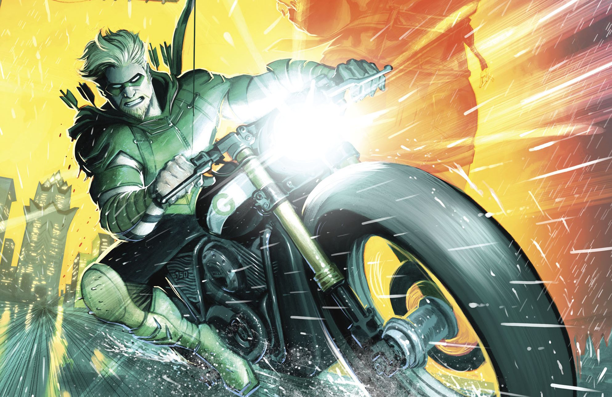 Dc Comics Green Arrow Motorcycle 1987x1289