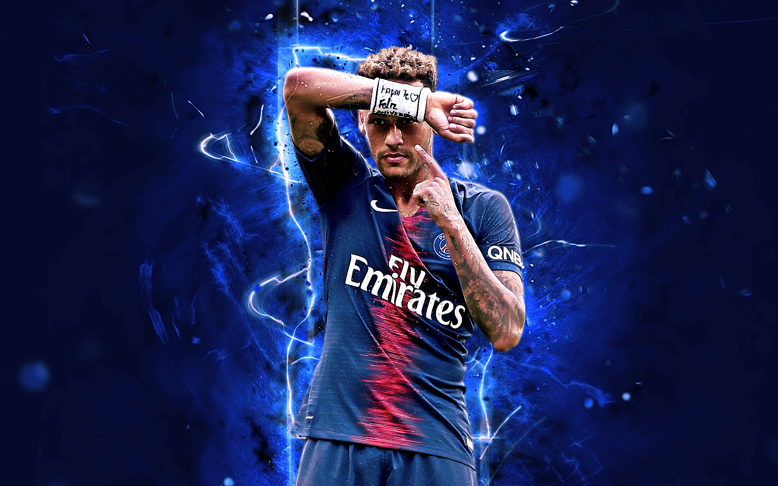 Neymar Paris Saint Germain F C Soccer 2560x1600
