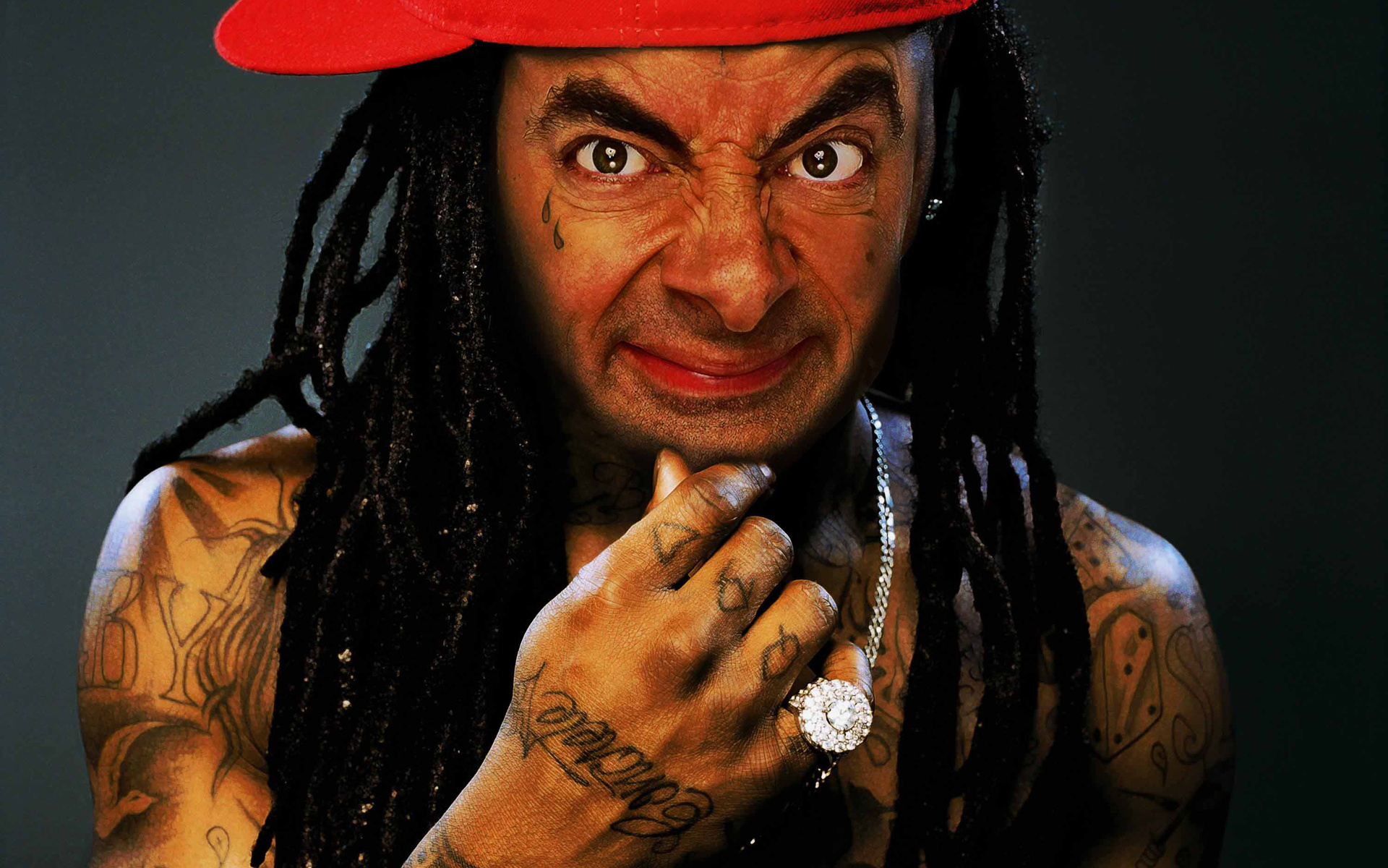 Actor Funny Lil Wayne Man Mr Bean Rowan Atkinson 1920x1200