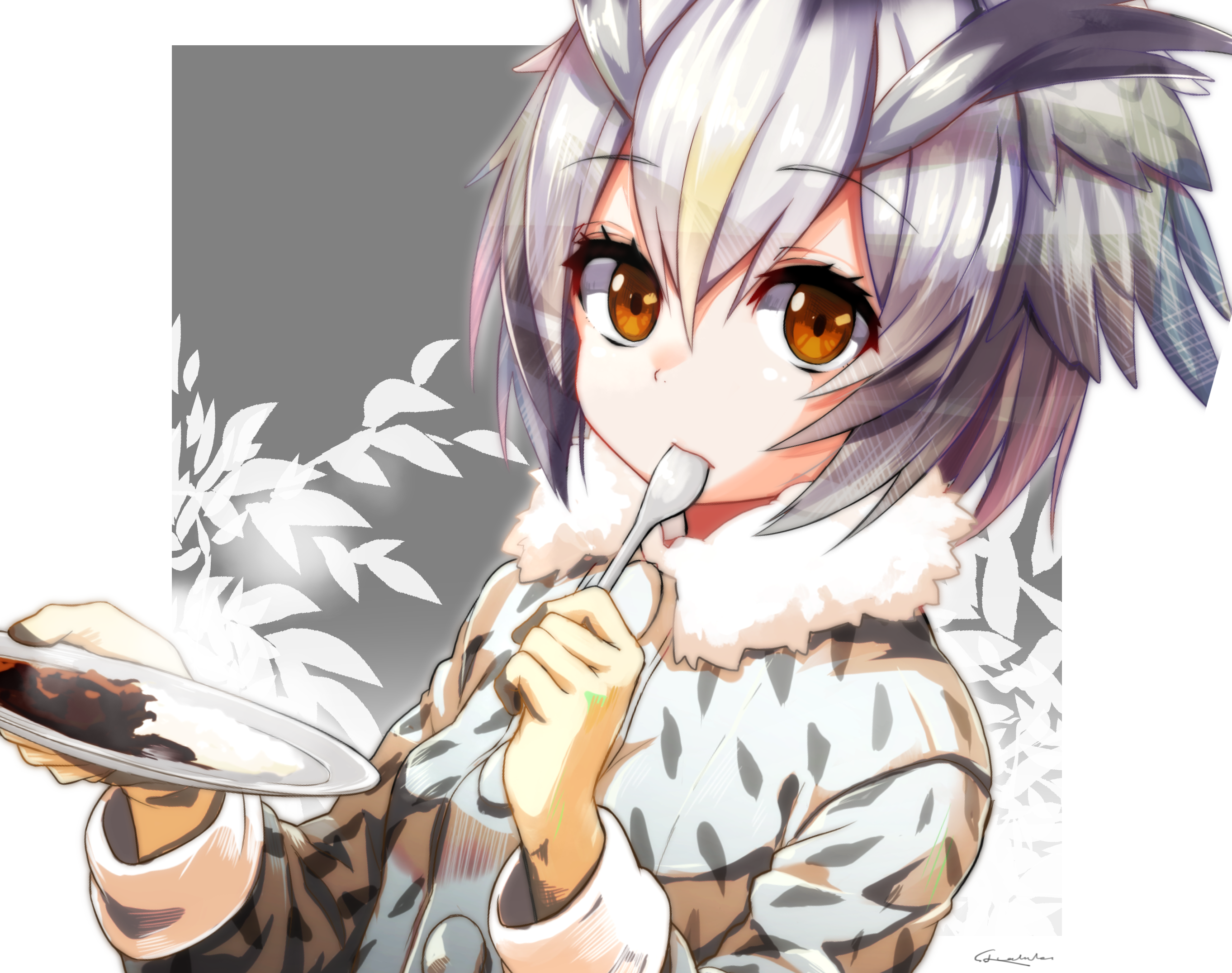 Northern White Faced Owl Kemono Friends 2724x2150