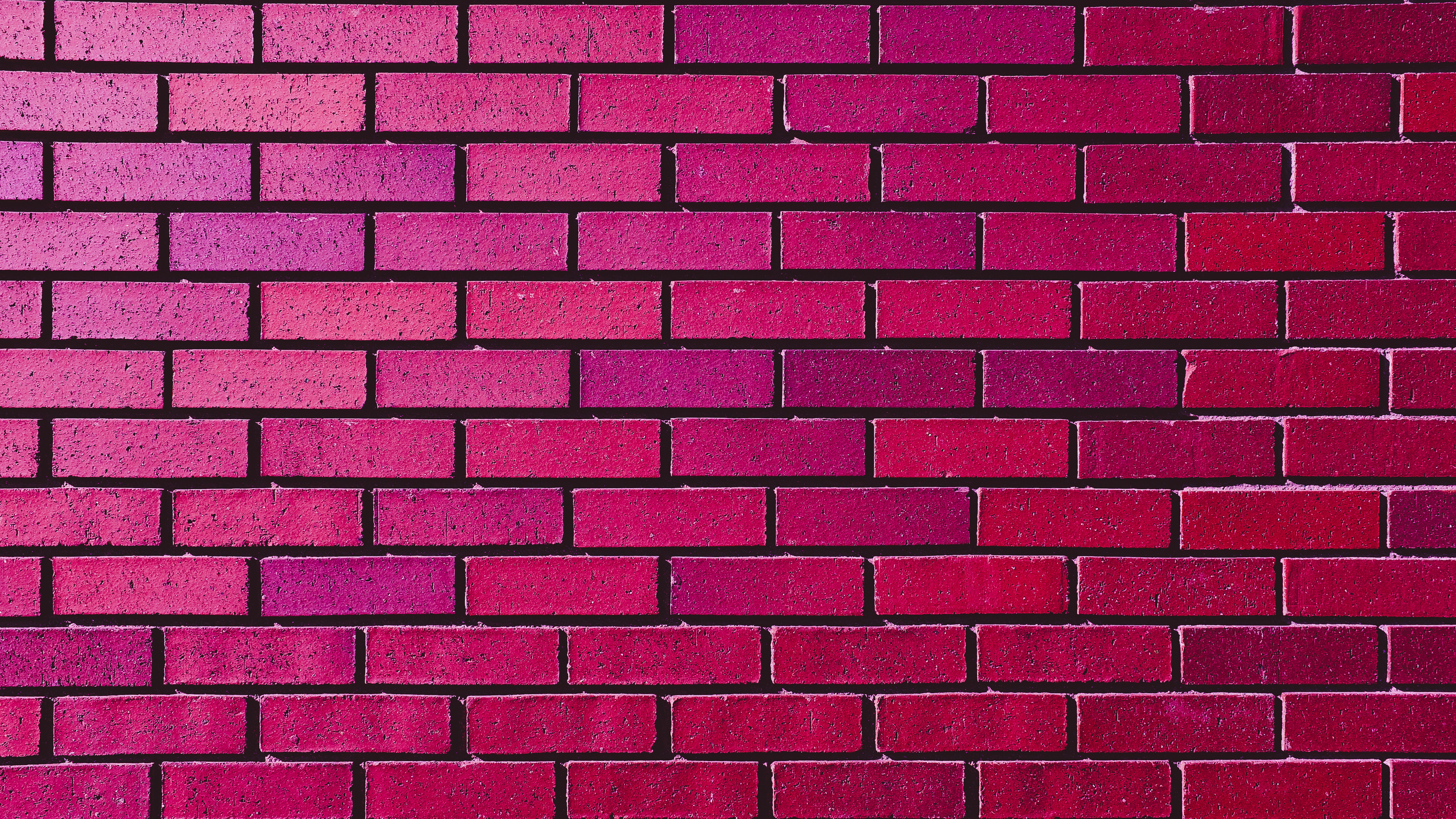 Brick Pink Wall 5120x2880
