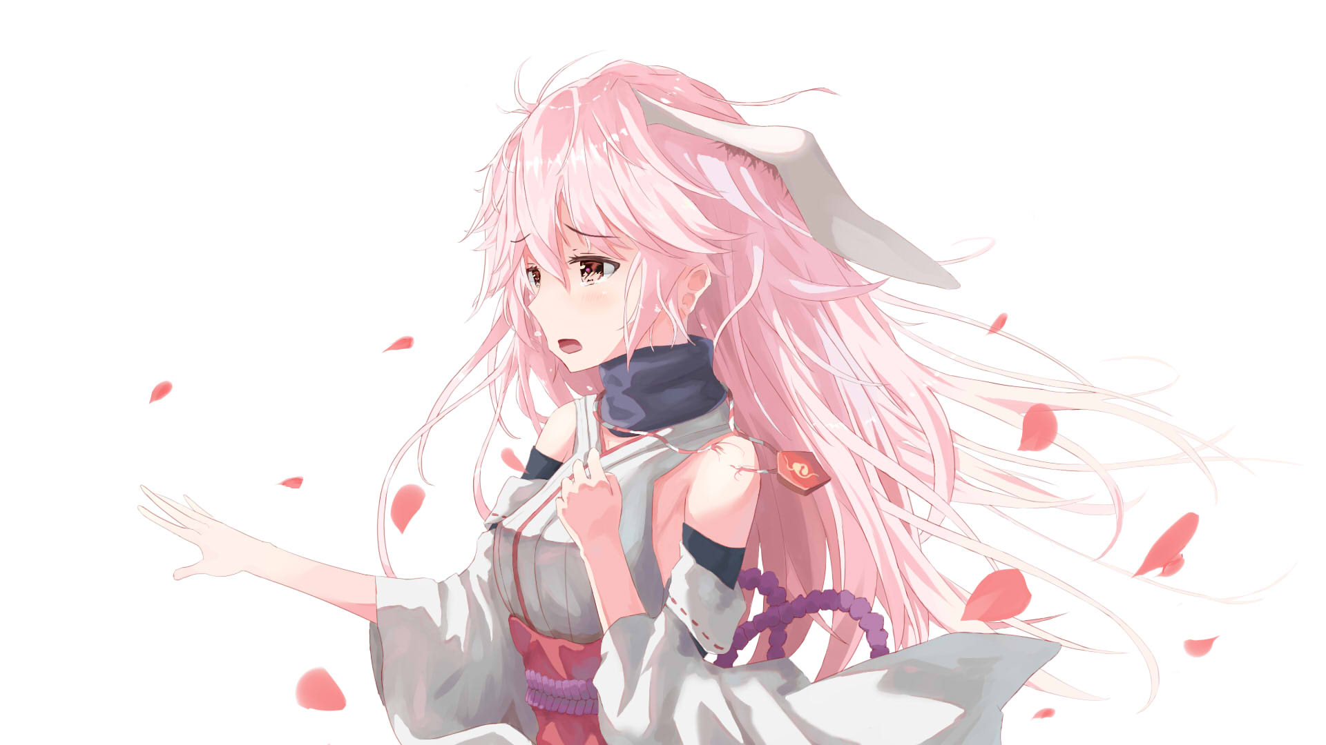 Crying Face Girl Pink Hair Yae Sakura Benghuai Xueyuan 1920x1080