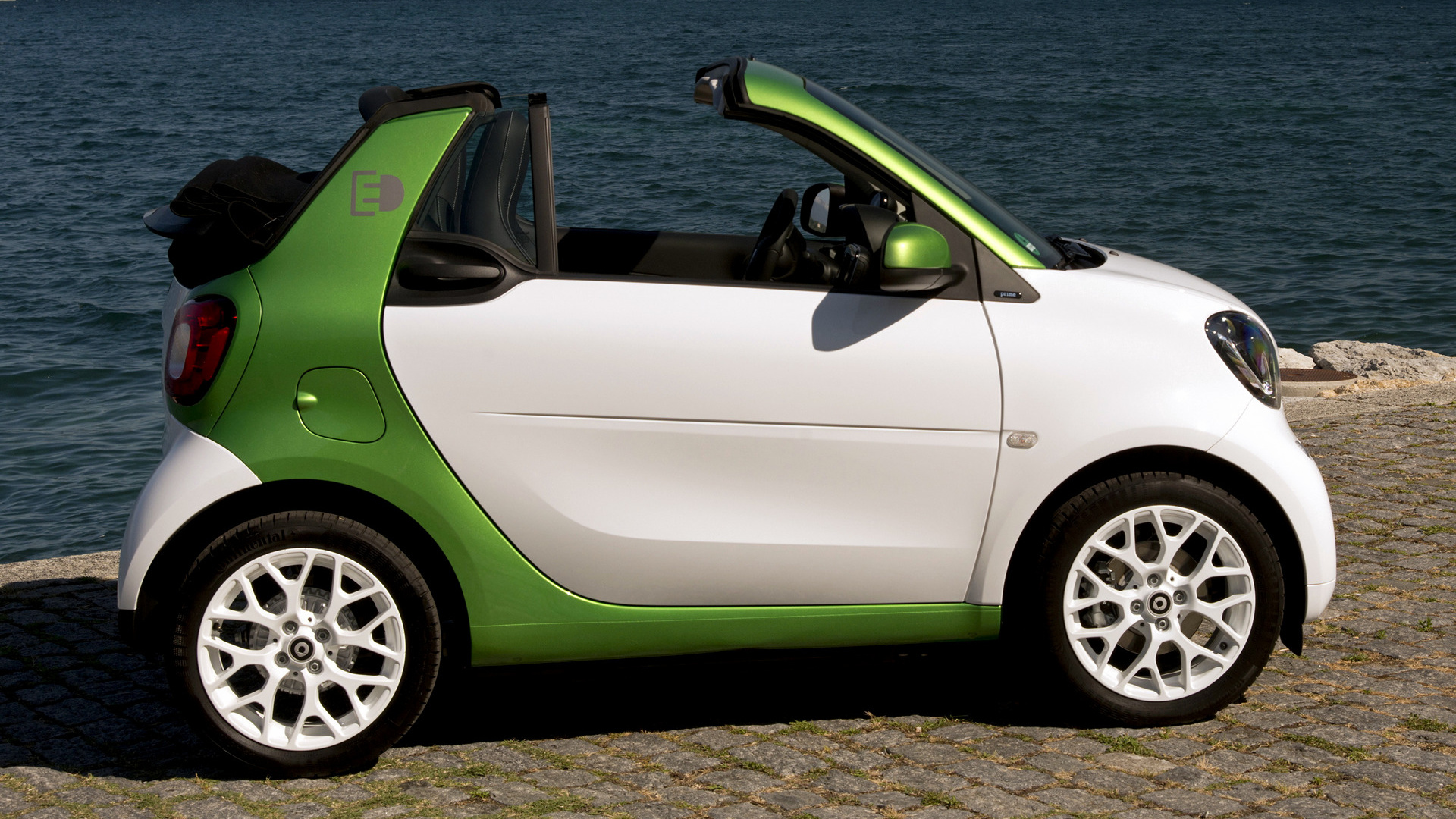 Cabriolet Car Electric Car Smart Fortwo 1920x1080