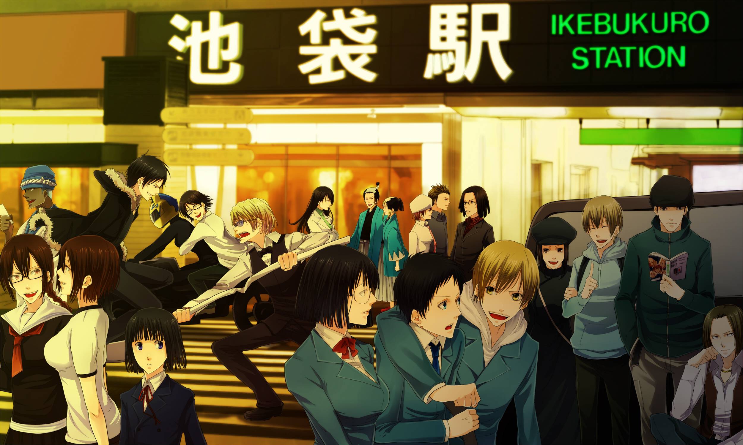 Anime Durarara 2500x1499