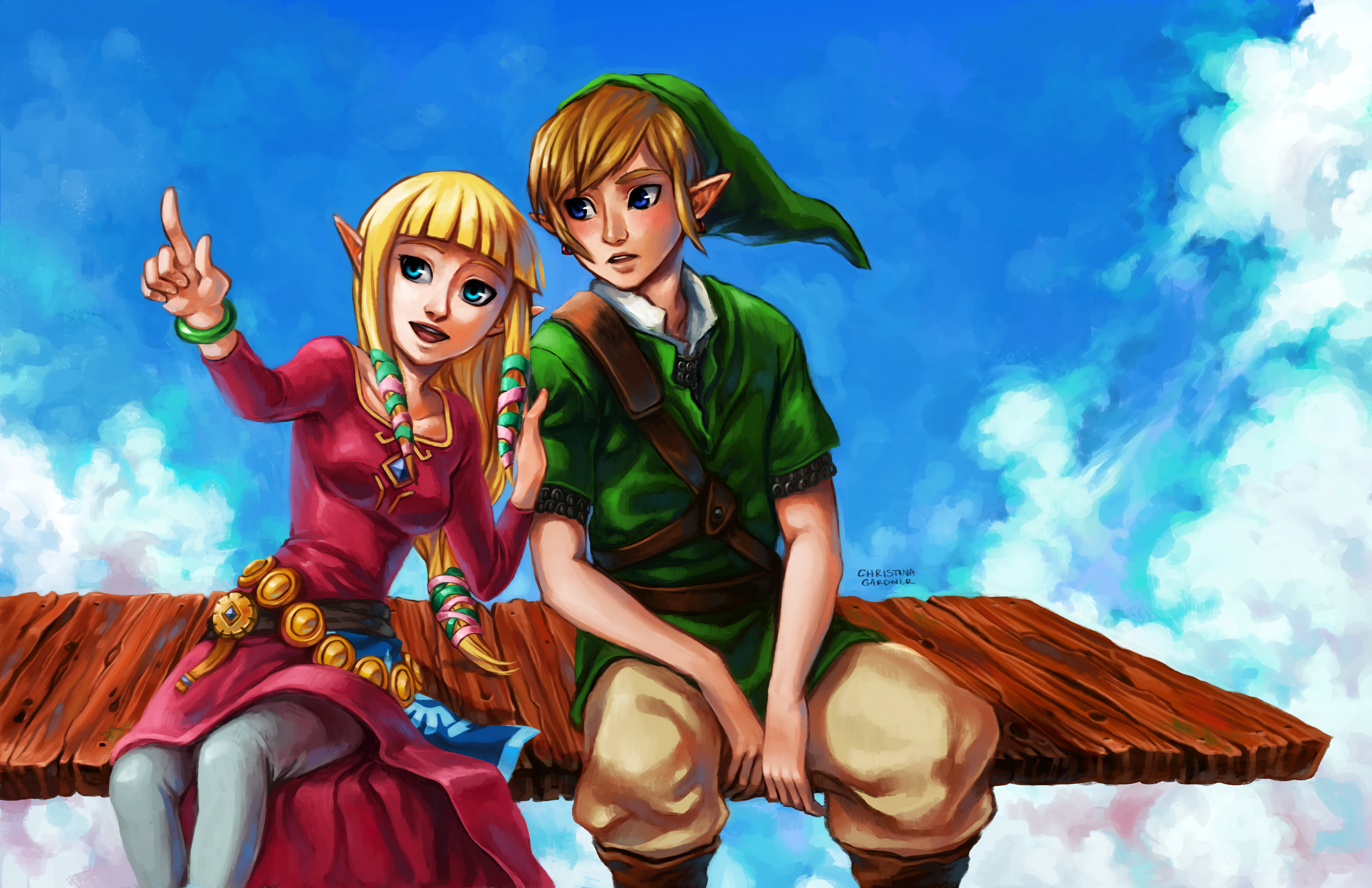 Link The Legend Of Zelda Skyward Sword Zelda 3000x1942