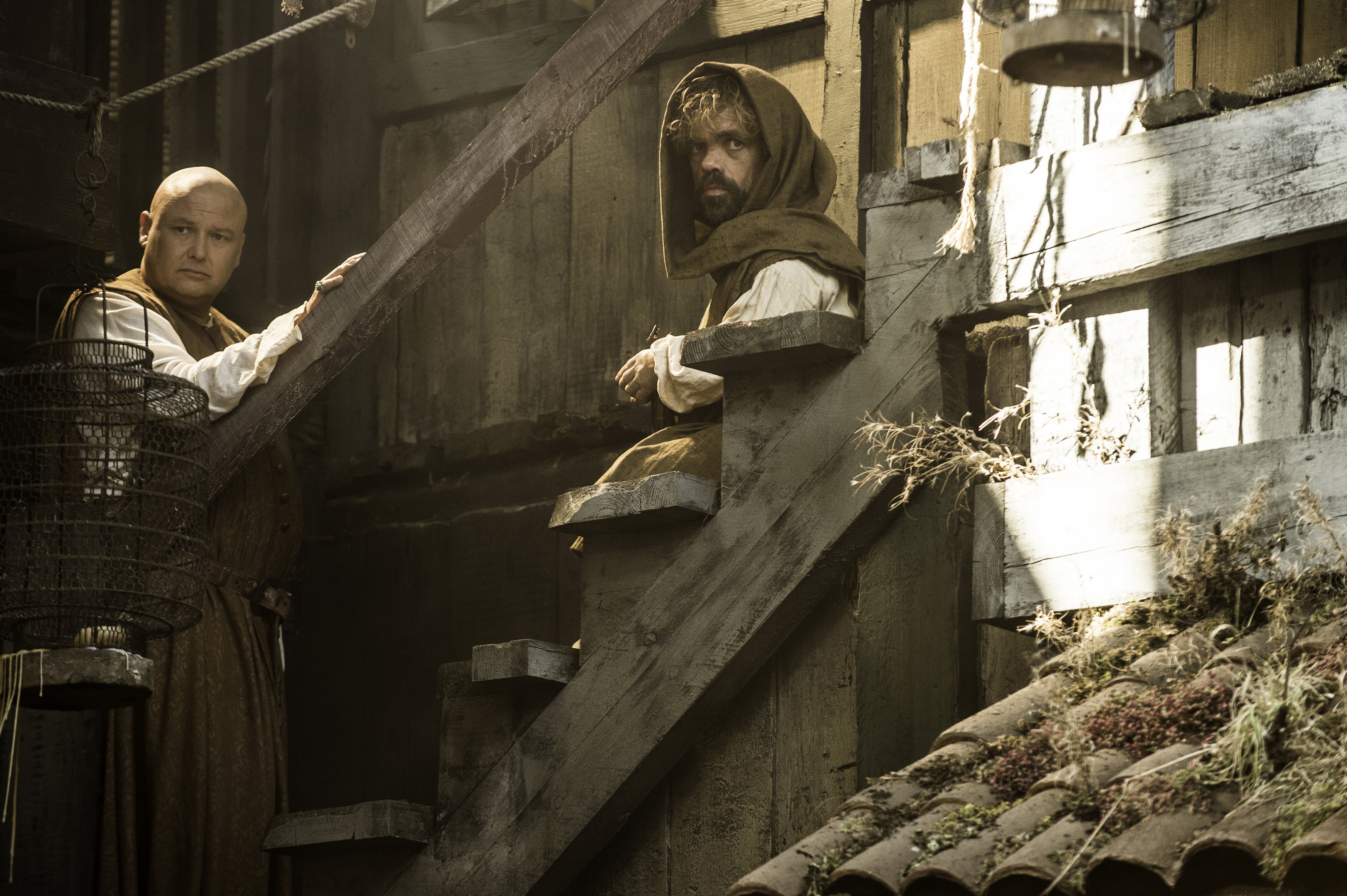 Conleth Hill Lord Varys Peter Dinklage Tyrion Lannister 4500x2995