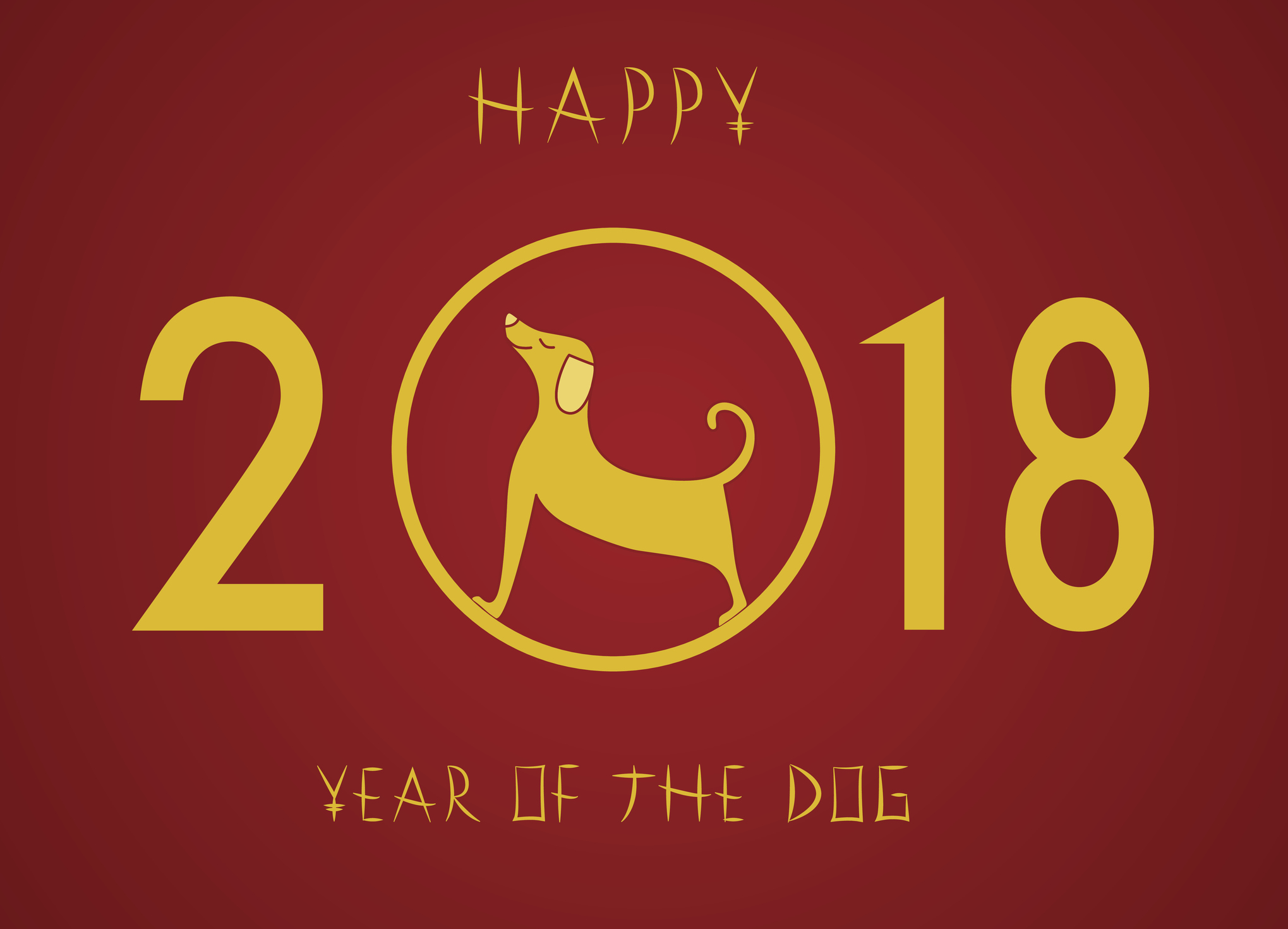Chinese New Year Dog New Year Red 2039x1470