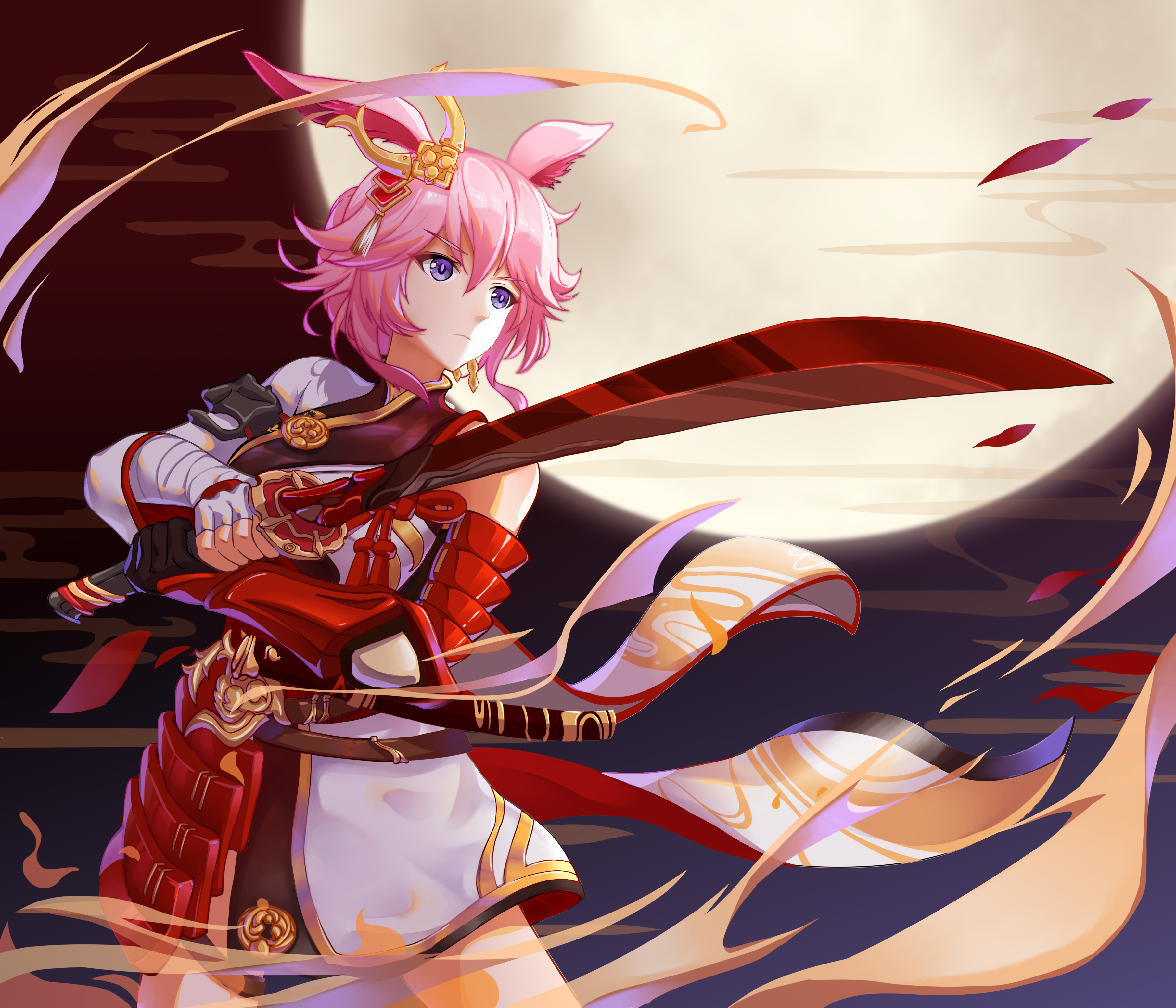 Yae Sakura Benghuai Xueyuan 3620x3104