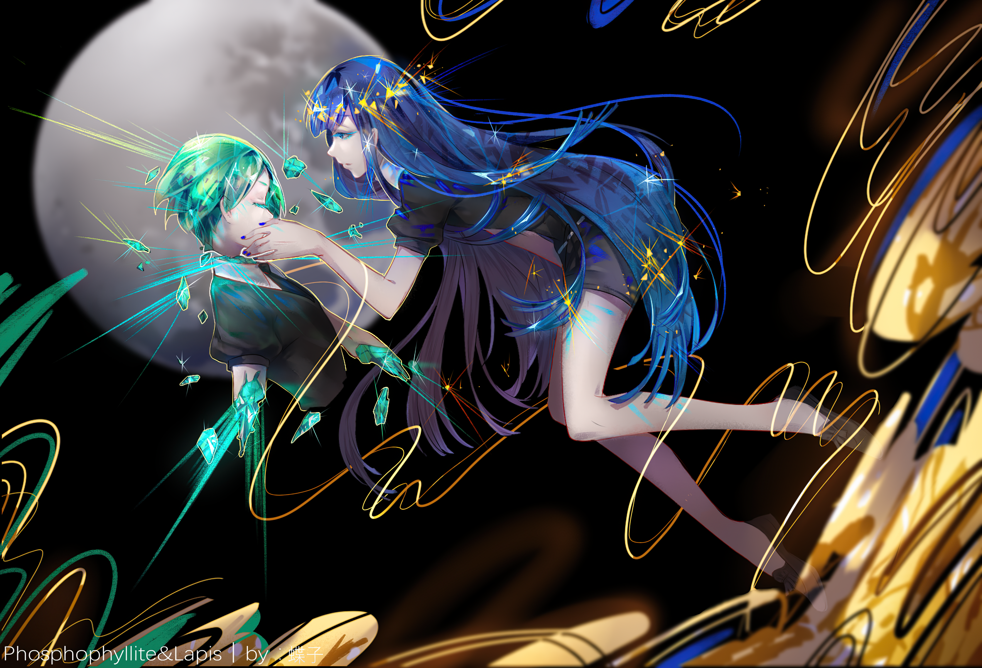 Lapis Lazuli Houseki No Kuni Phosphophyllite Houseki No Kuni 3346x2276