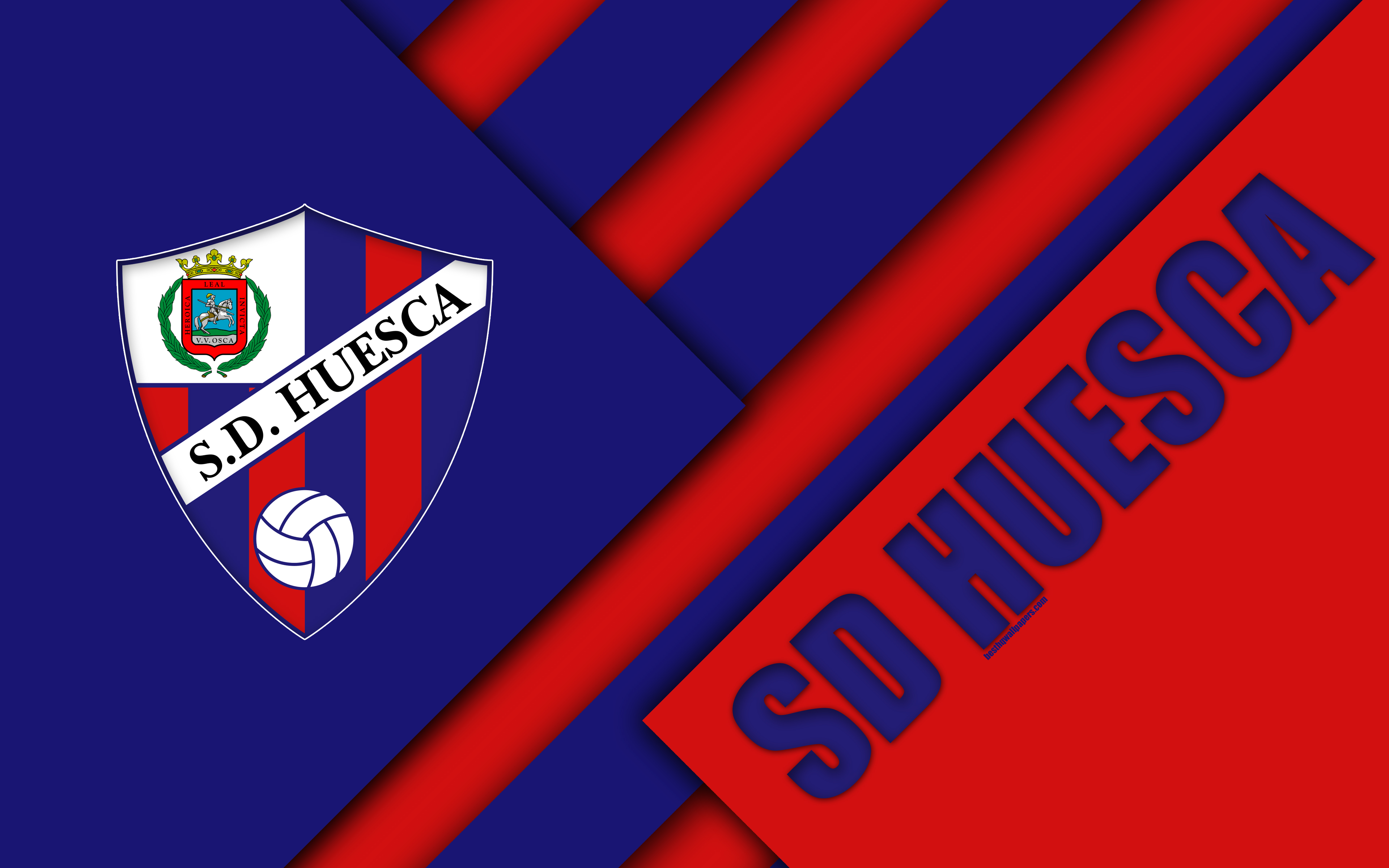 Emblem Logo Sd Huesca Soccer 3840x2400