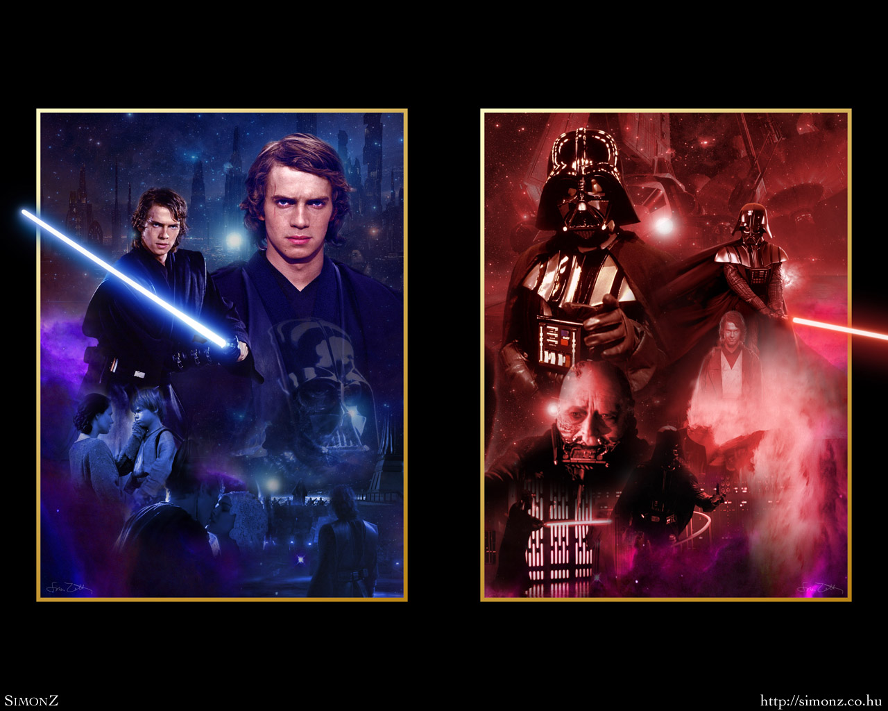 Anakin Skywalker Darth Vader Hayden Christensen 1280x1024