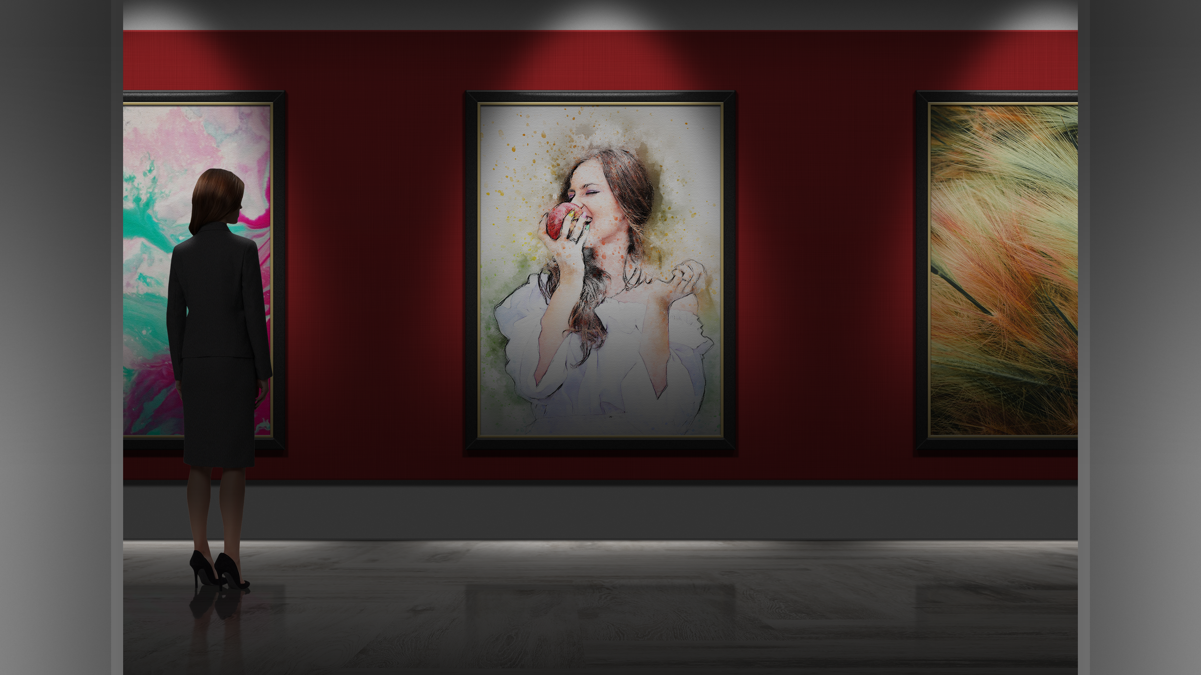 Art Gallery Picture Frames 4000x2250