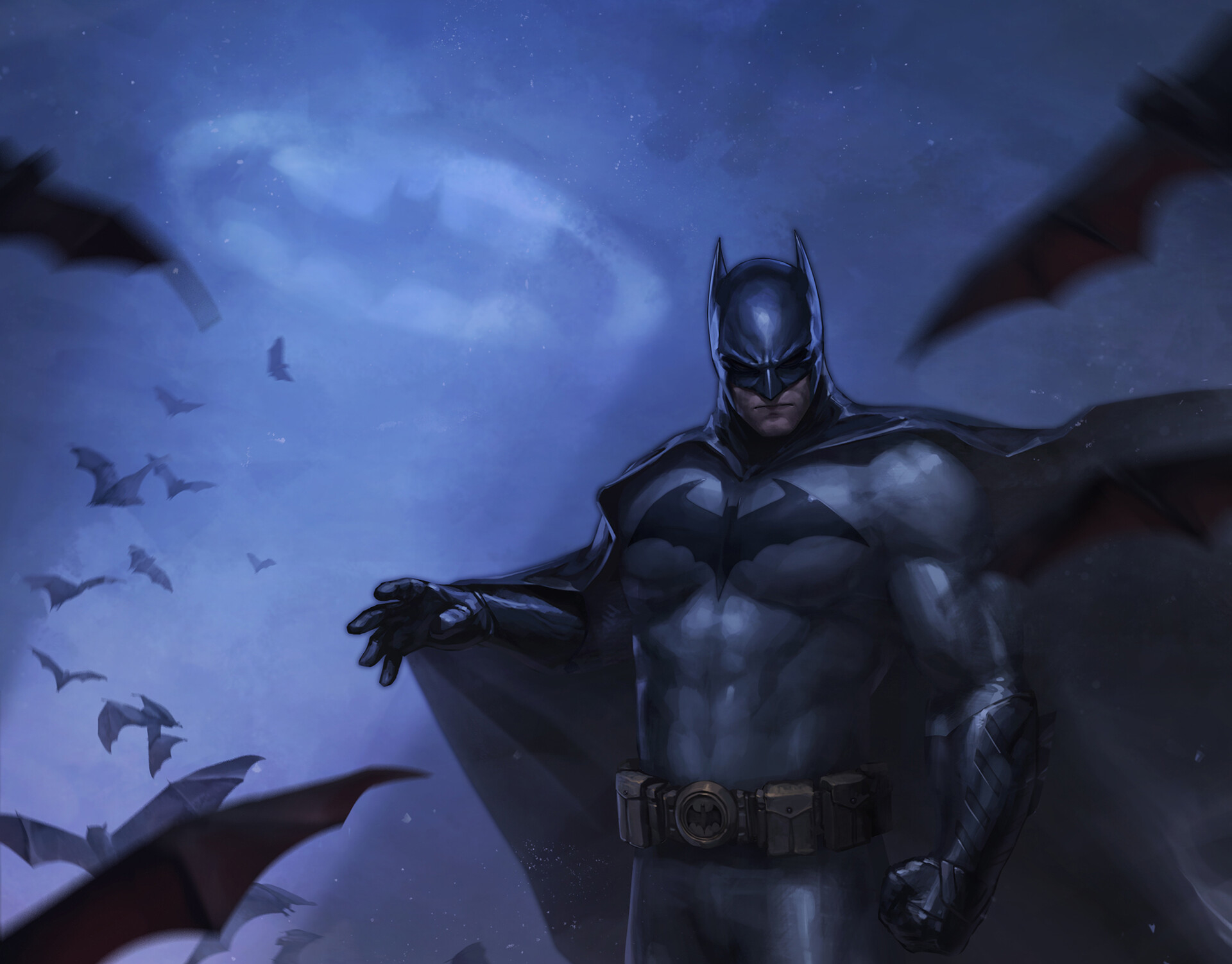 Bat Bat Signal Batman Dc Comics 1920x1502