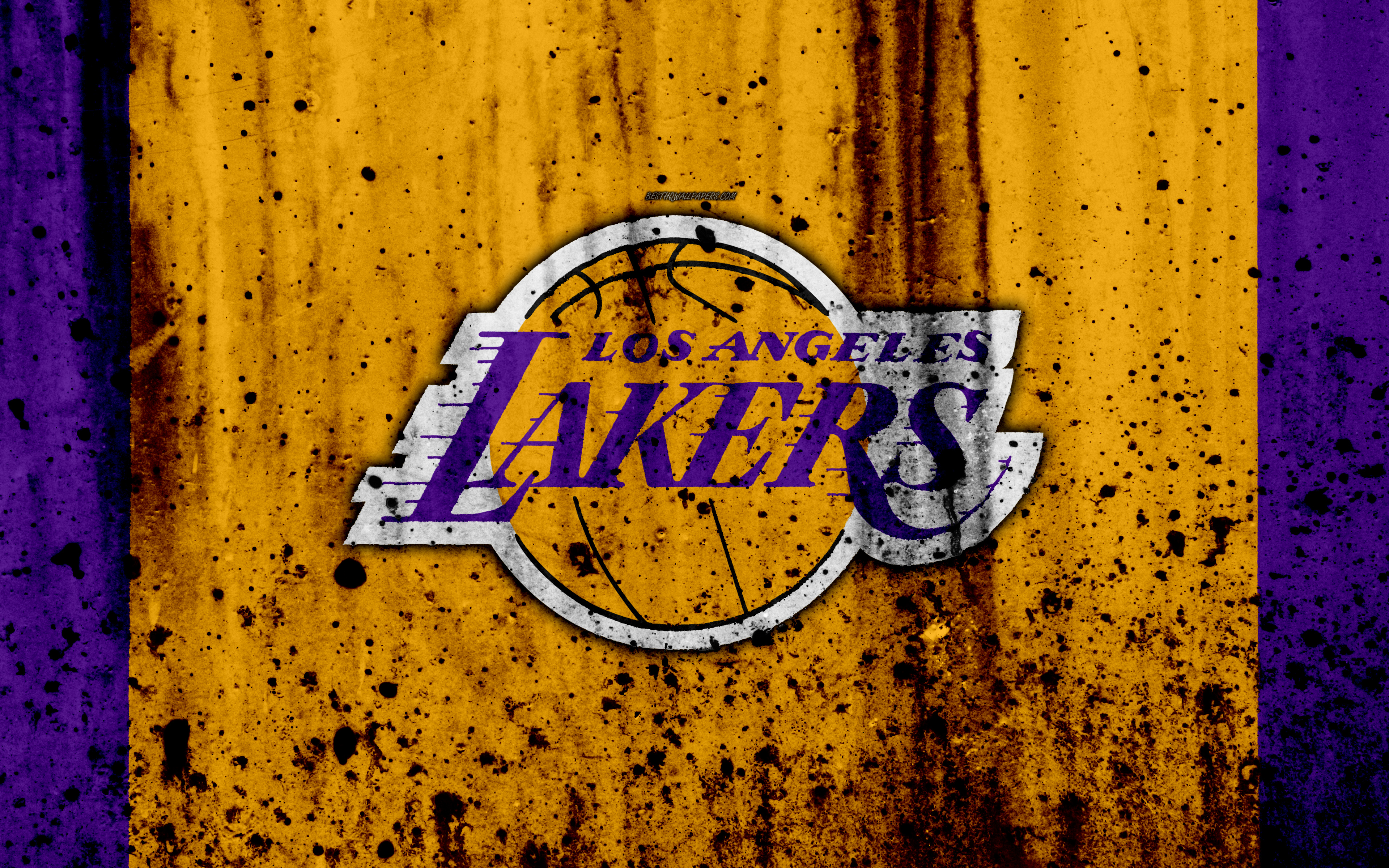 Basketball Logo Los Angeles Lakers Nba 3840x2400