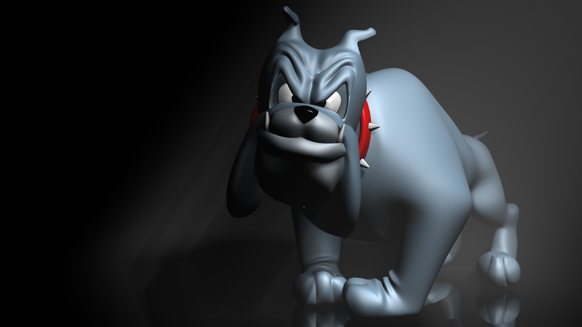 3d Bulldog Cartoon Comic Creature Digital Art Dog 1920x1080