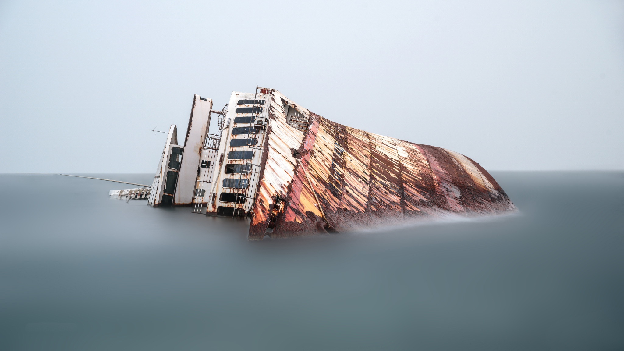 Ship Water Wreck 2048x1152