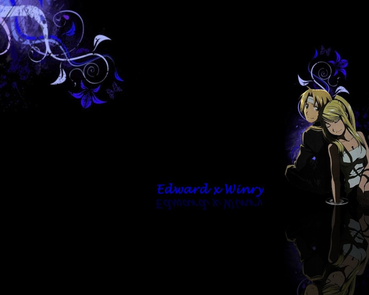 Edward Elric Winry Rockbell 1280x1024