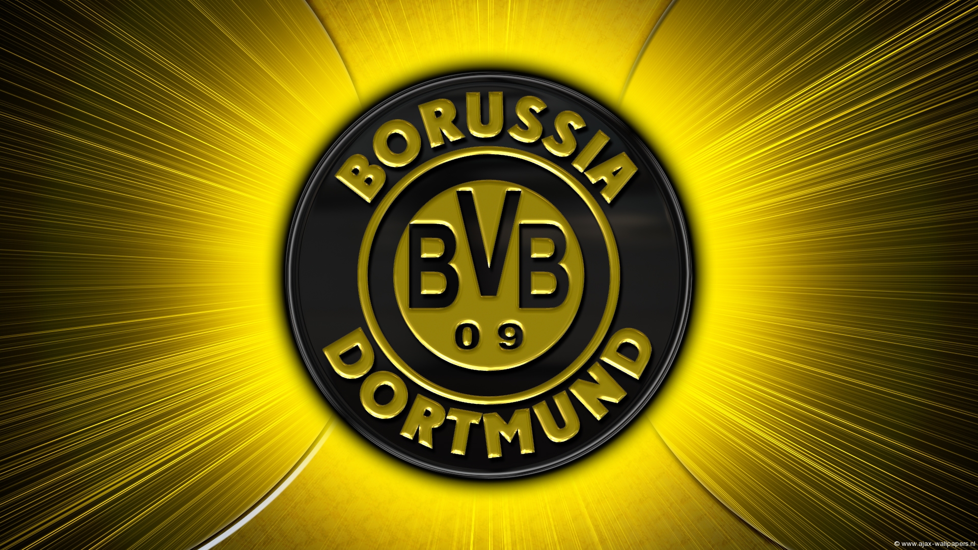 Borussia Dortmund Emblem Logo Soccer 1920x1080