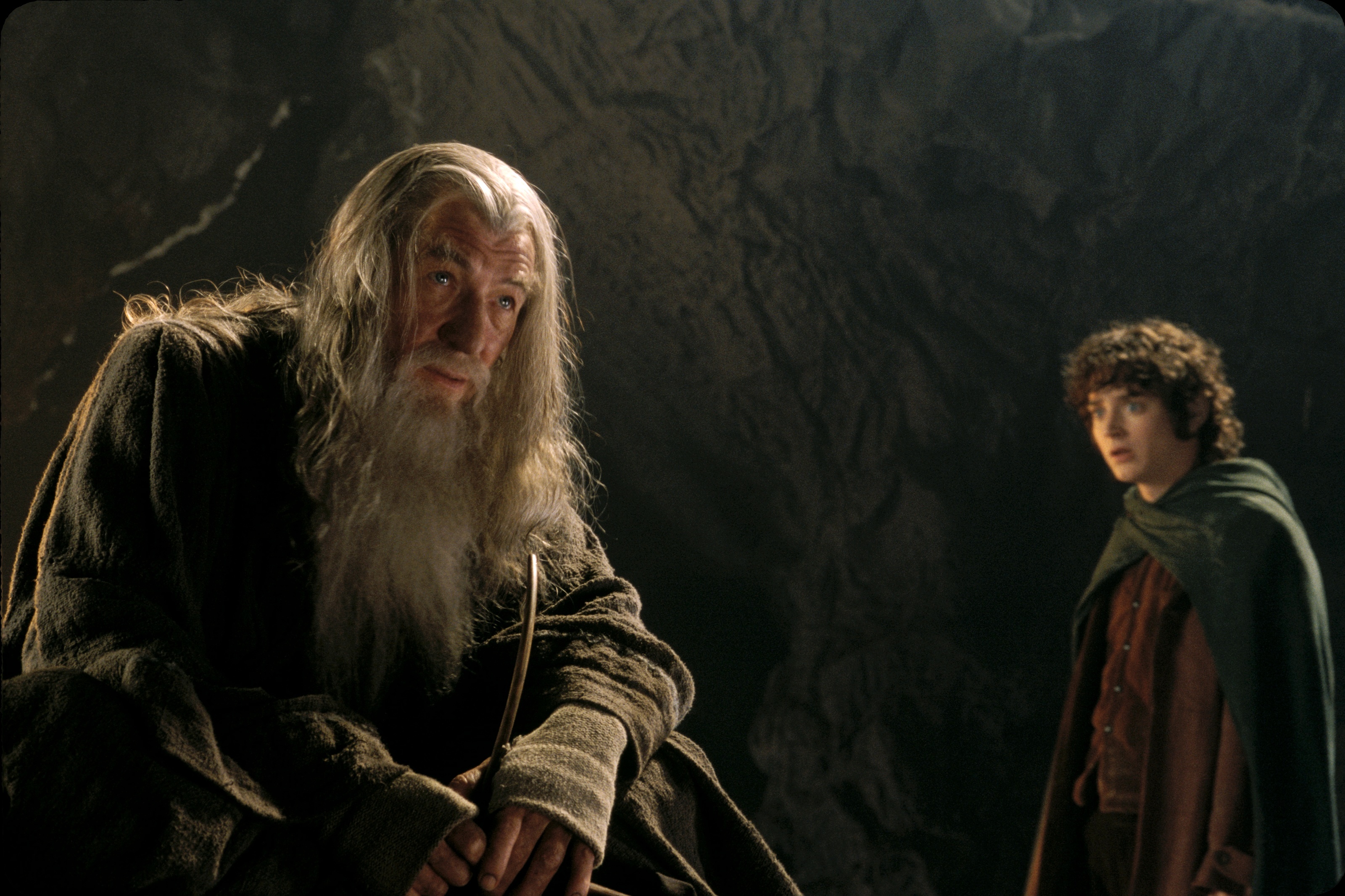 Elijah Wood Frodo Baggins Gandalf Ian Mckellen 3200x2132