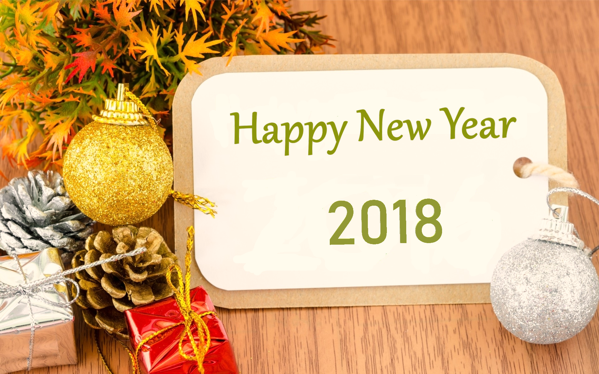 Christmas Happy New Year Holiday New Year 2018 1920x1200
