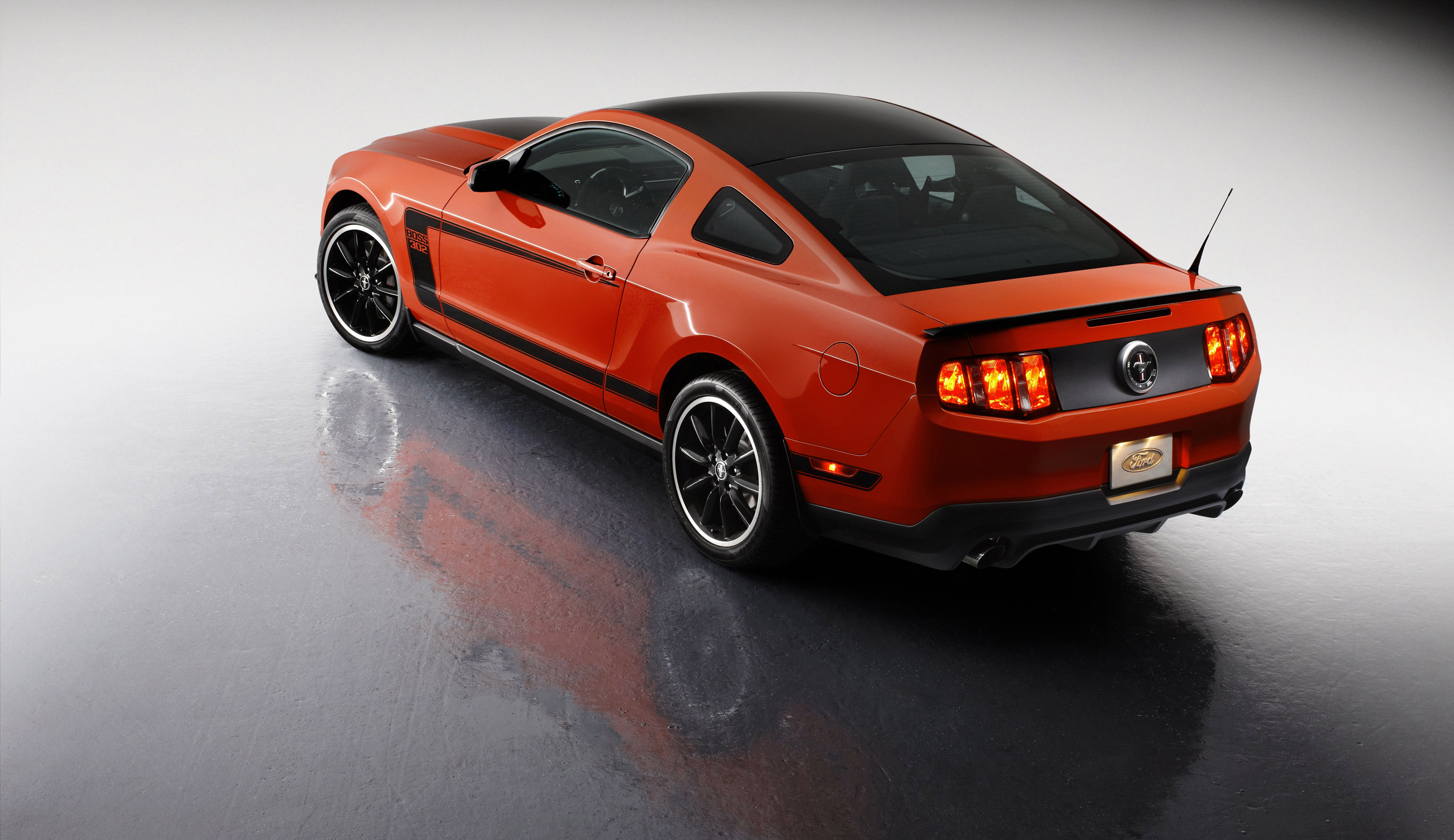 Car Ford Mustang Boss 302 Muscle Car Red Car 3000x1733